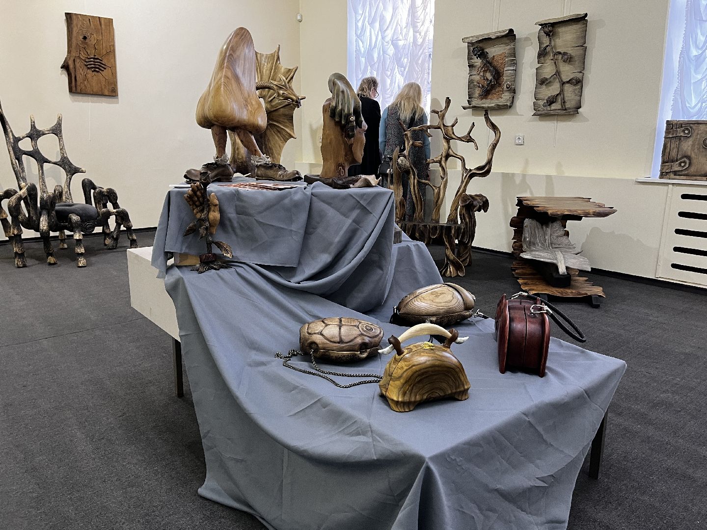 волоколамск, Волоколамский кремль, выставка, Художественная обработка дерева,