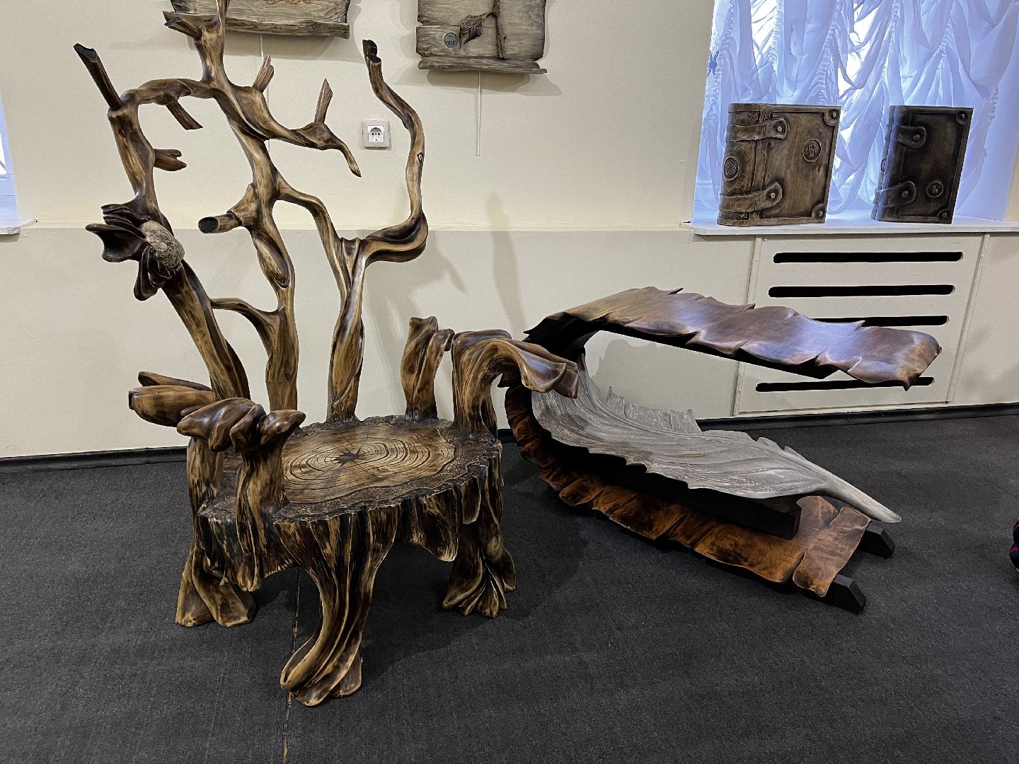 волоколамск, Волоколамский кремль, выставка, Художественная обработка дерева,