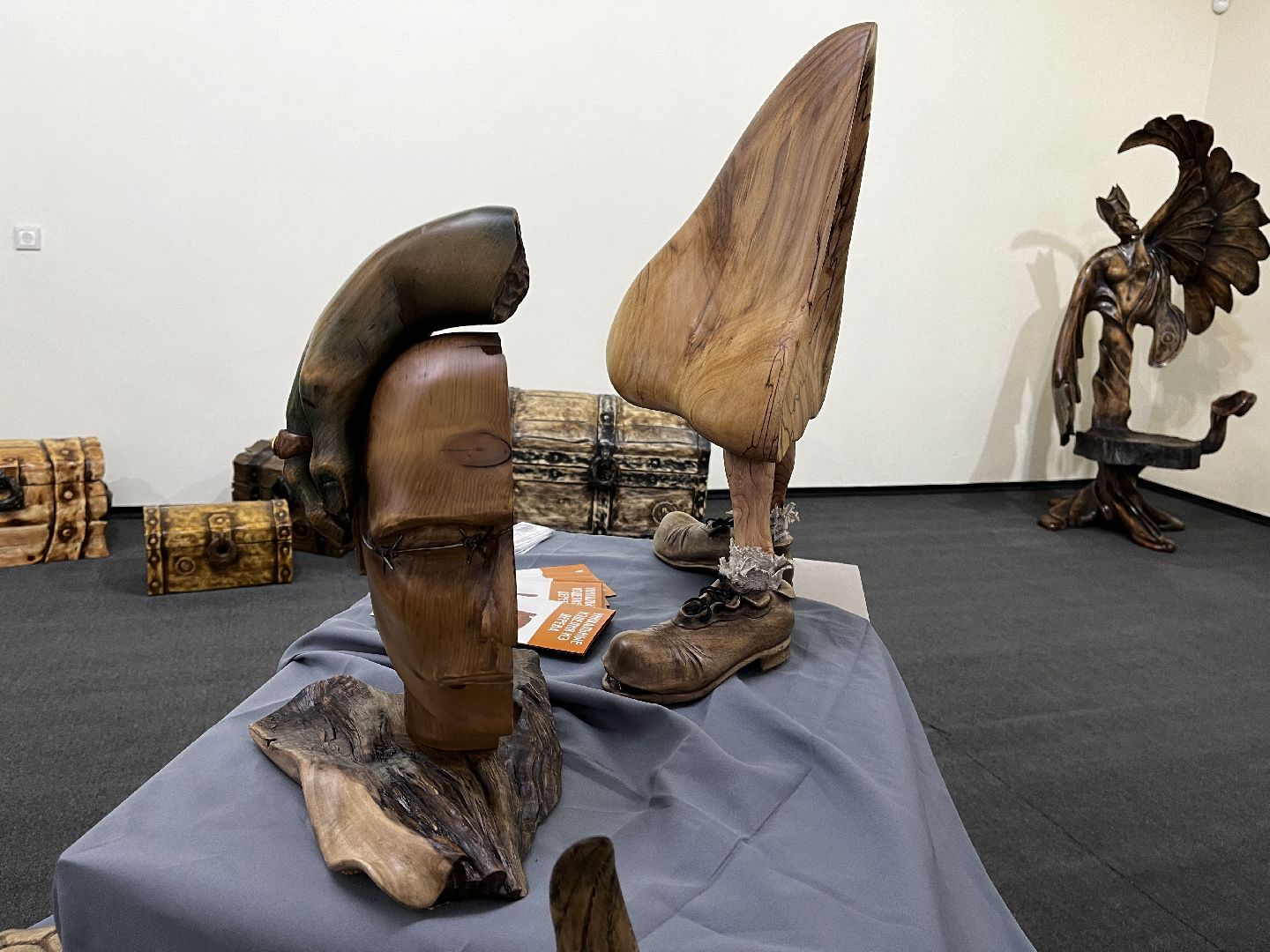 волоколамск, Волоколамский кремль, выставка, Художественная обработка дерева,