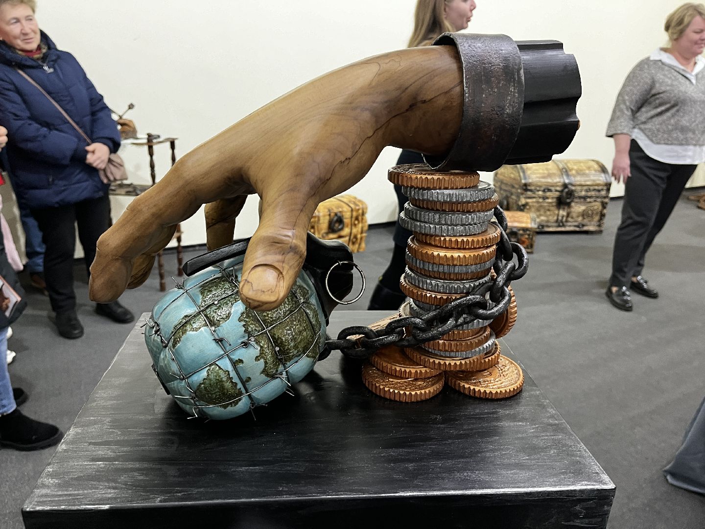 волоколамск, Волоколамский кремль, выставка, Художественная обработка дерева,