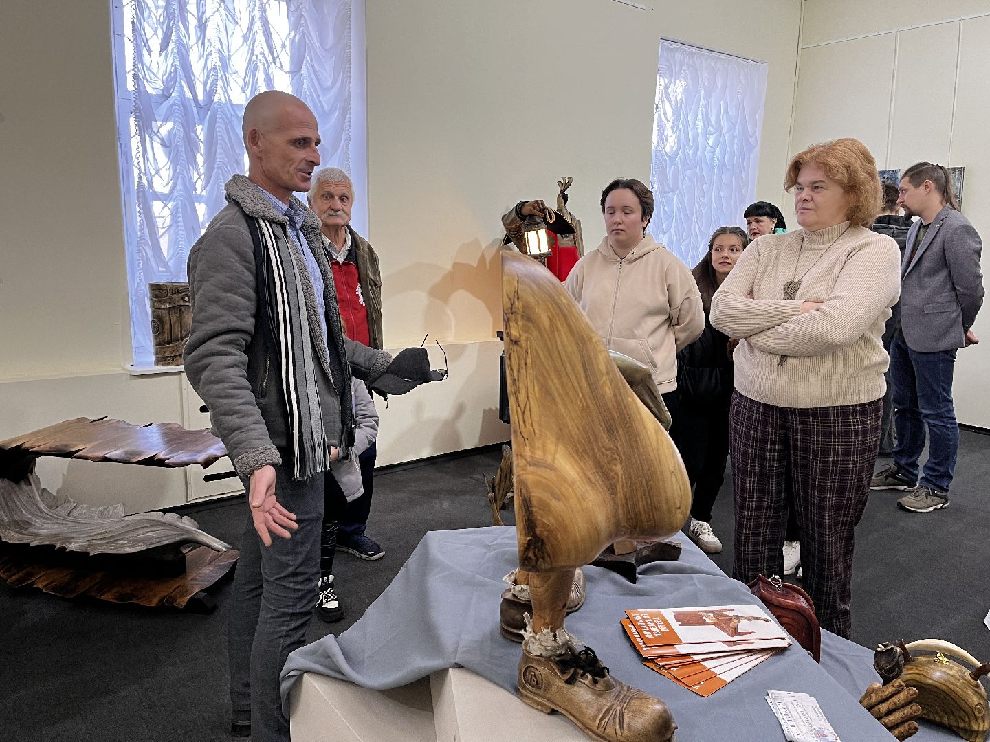 волоколамск, Волоколамский кремль, выставка, Художественная обработка дерева,