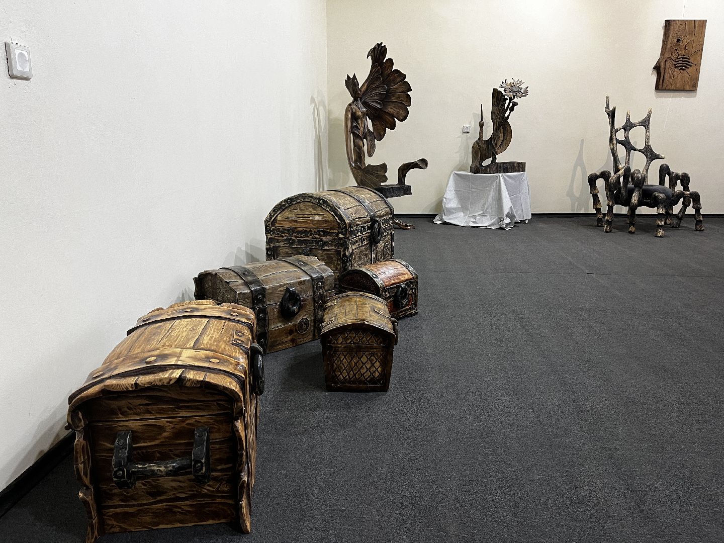 волоколамск, Волоколамский кремль, выставка, Художественная обработка дерева,