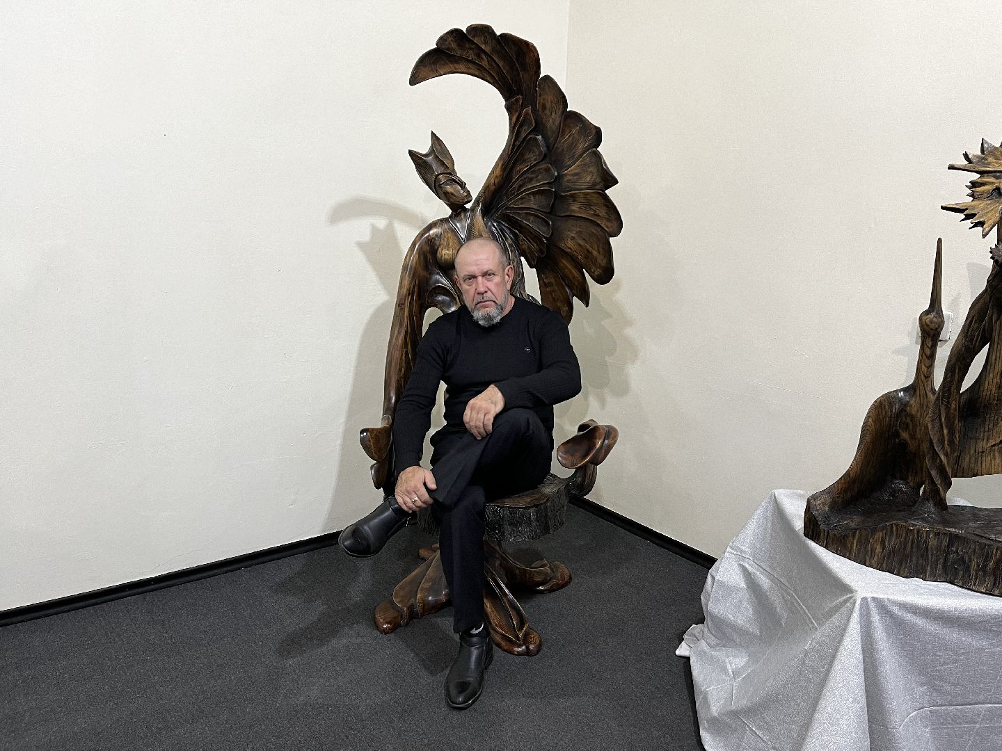 волоколамск, Волоколамский кремль, выставка, Художественная обработка дерева,