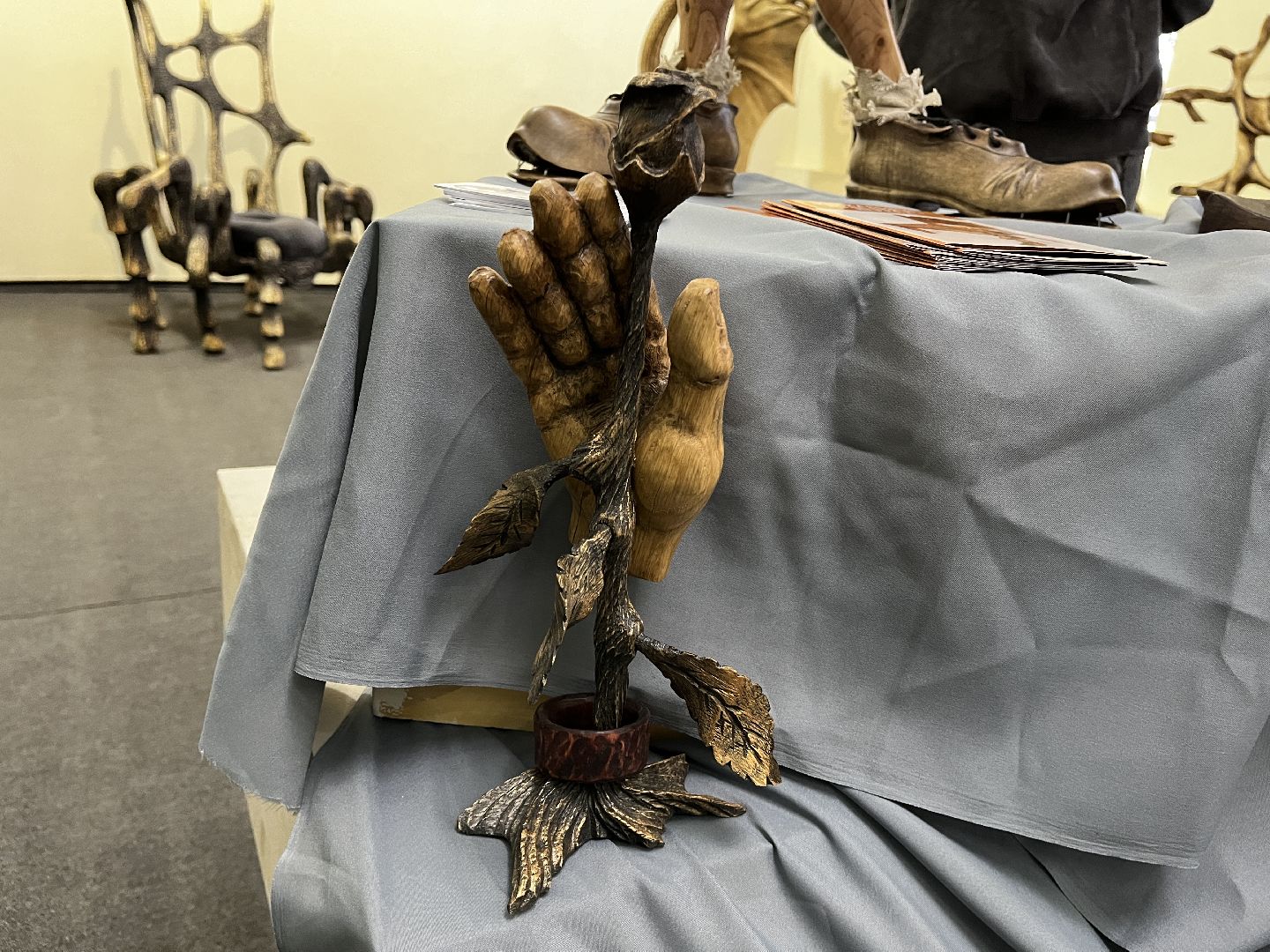 волоколамск, Волоколамский кремль, выставка, Художественная обработка дерева,