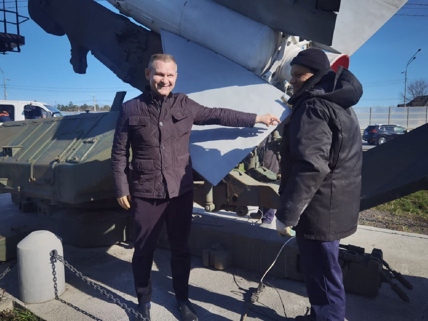 Балашиха, День Победы, Пусковая установка ЗРК С-75, мемориальный комплекс, памятник ВОВ, ветераны, 9 мая, субботник, Месяц чистоты и благоустройства, депутаты