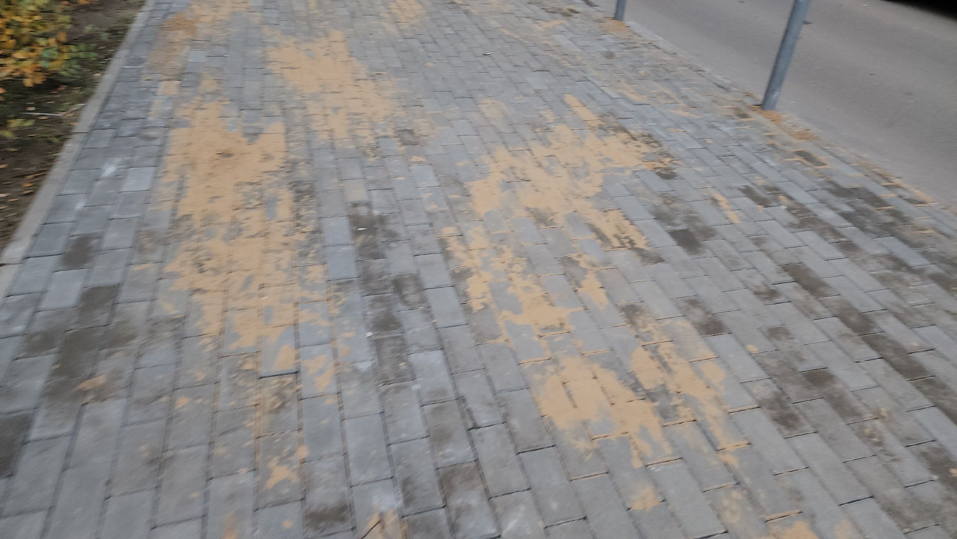 долгопрудный, жк бригантина, тротуарная плитка, бордюр,дорожные столбики, благоустройство,