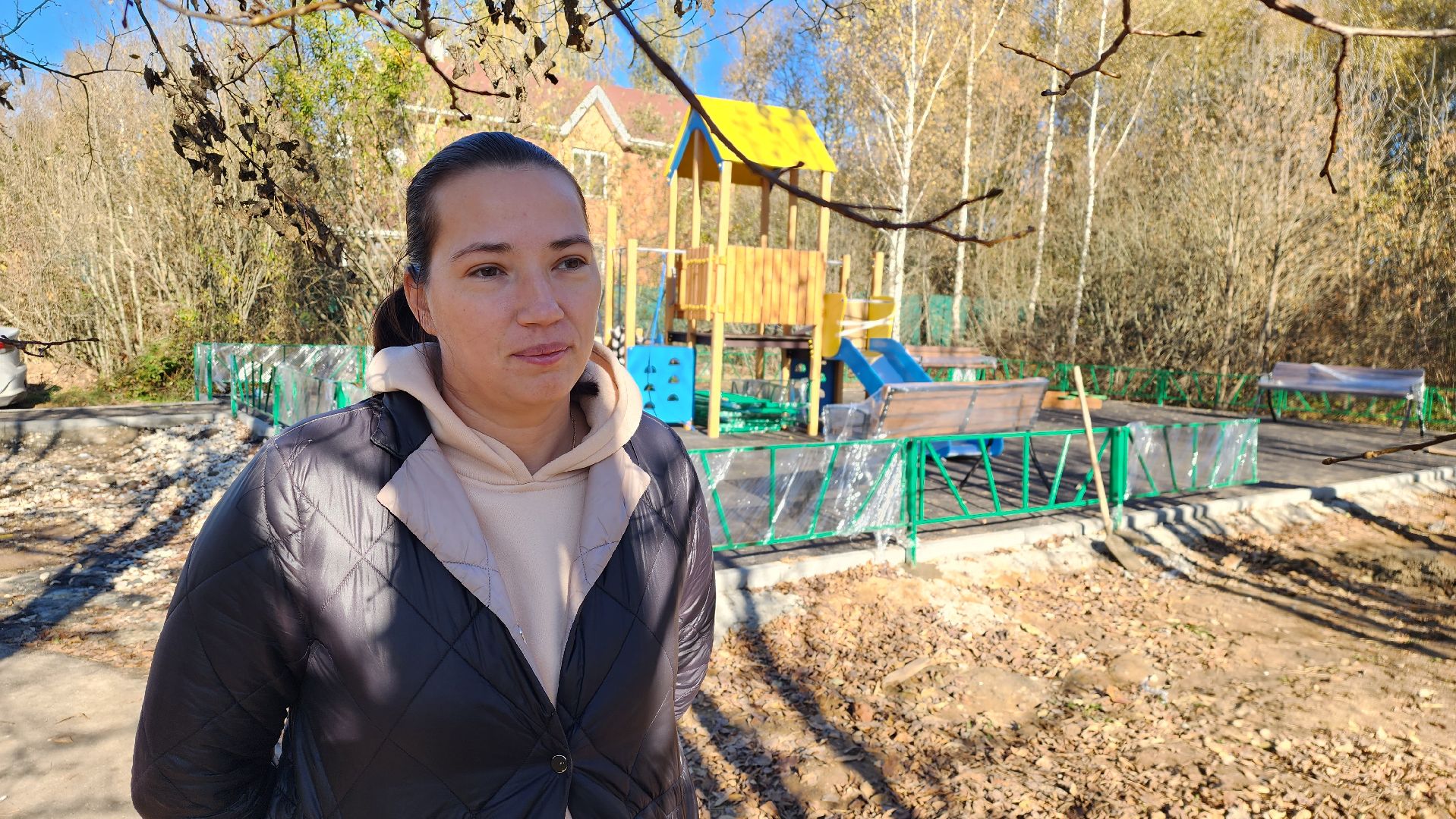 детская площадка, деревня, детская игровая площадка,