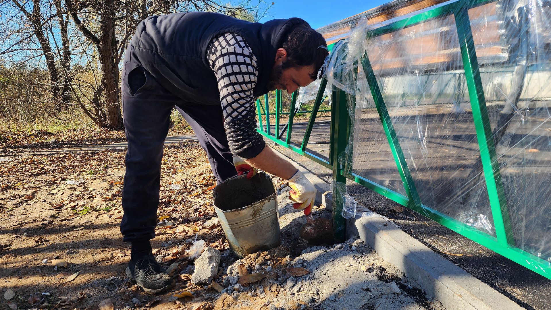 детская площадка, деревня, детская игровая площадка,