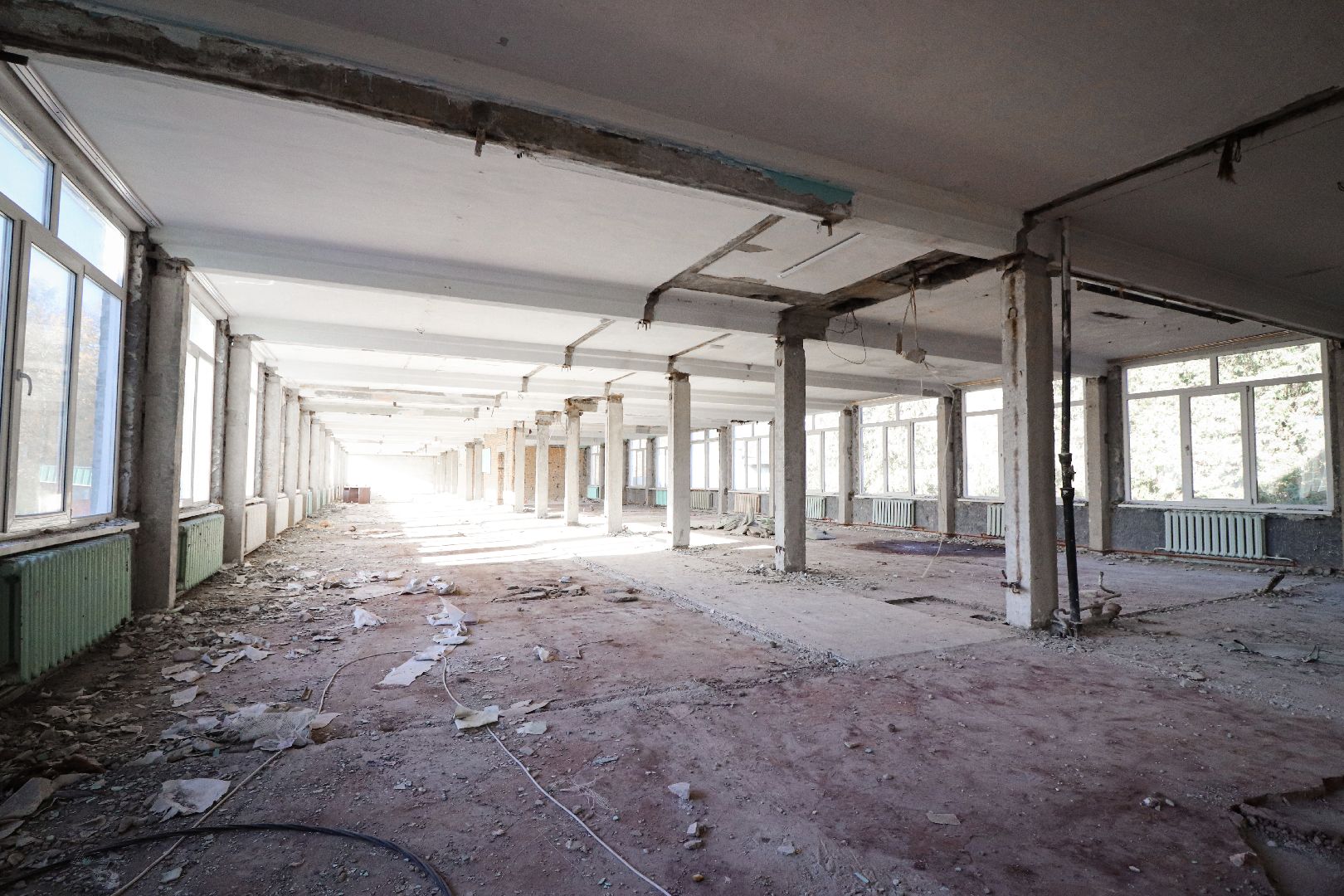 Клин, общество, строительство, образование, ремонт школы,