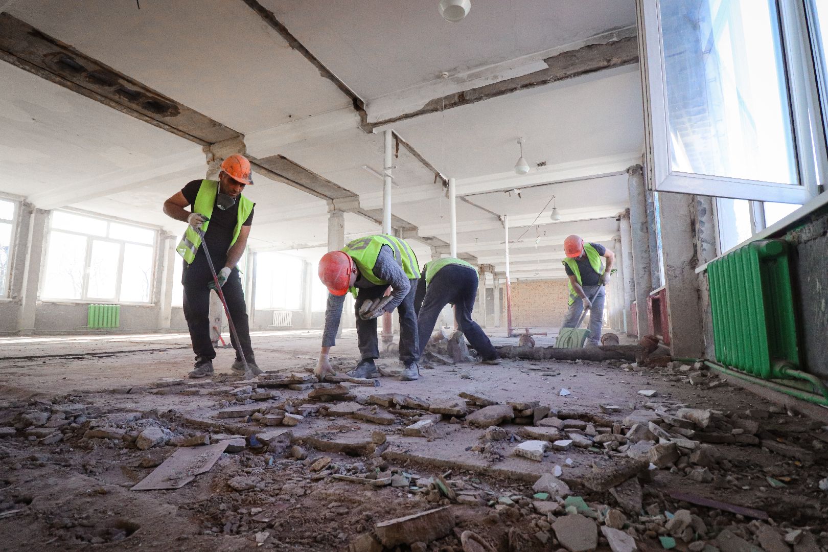 Клин, общество, строительство, образование, ремонт школы,