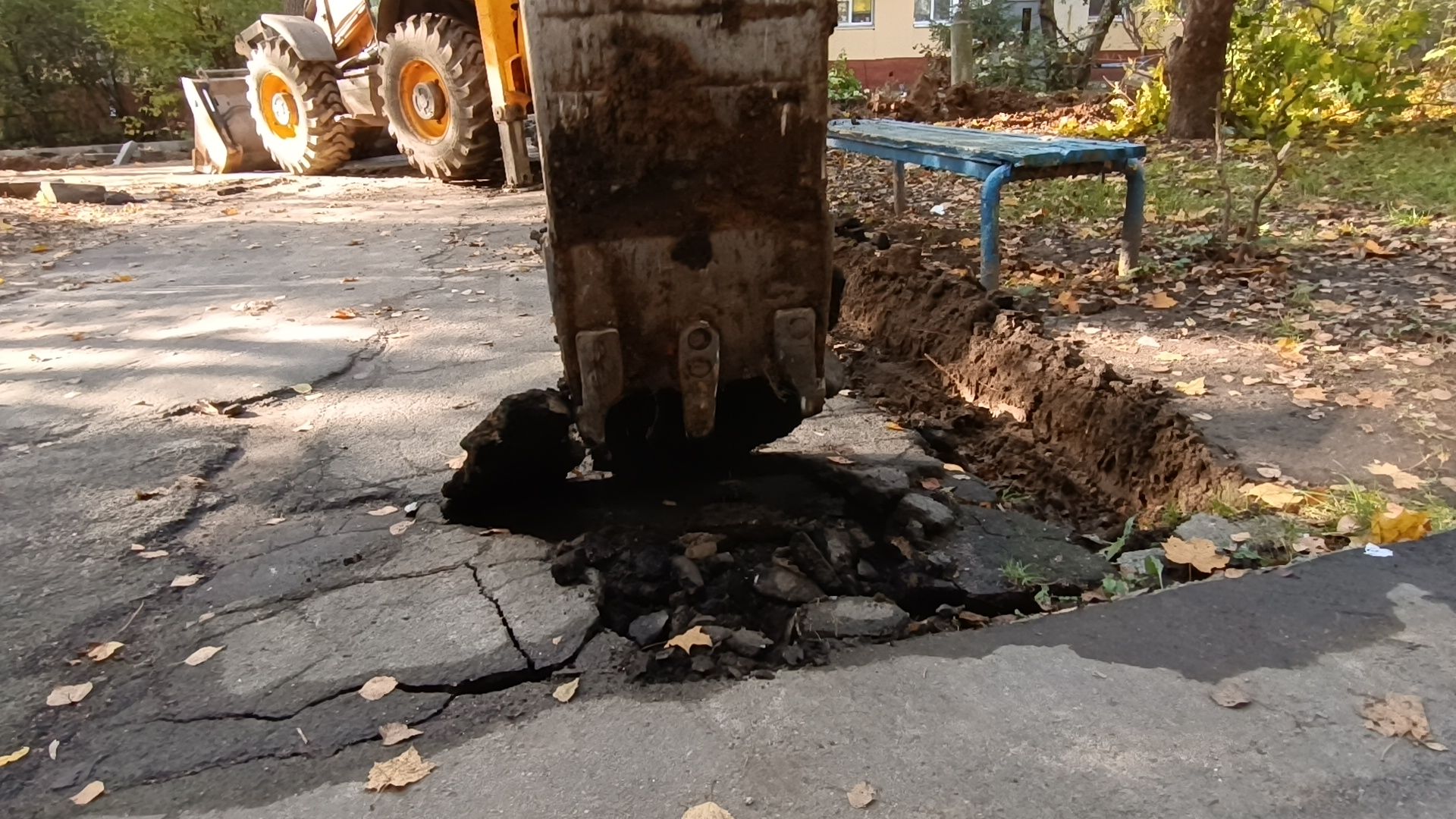 ремонт двора, лобня, благоустройство,