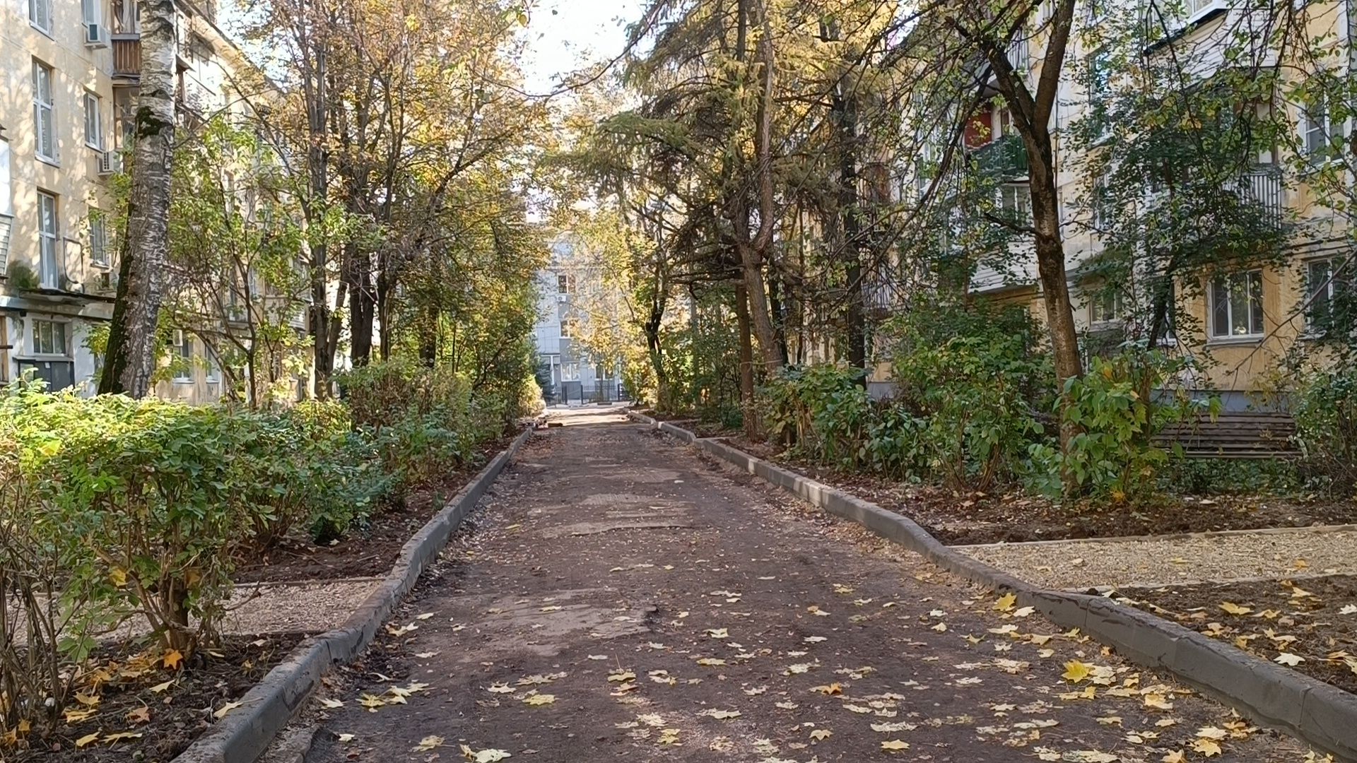 ремонт двора, лобня, благоустройство,