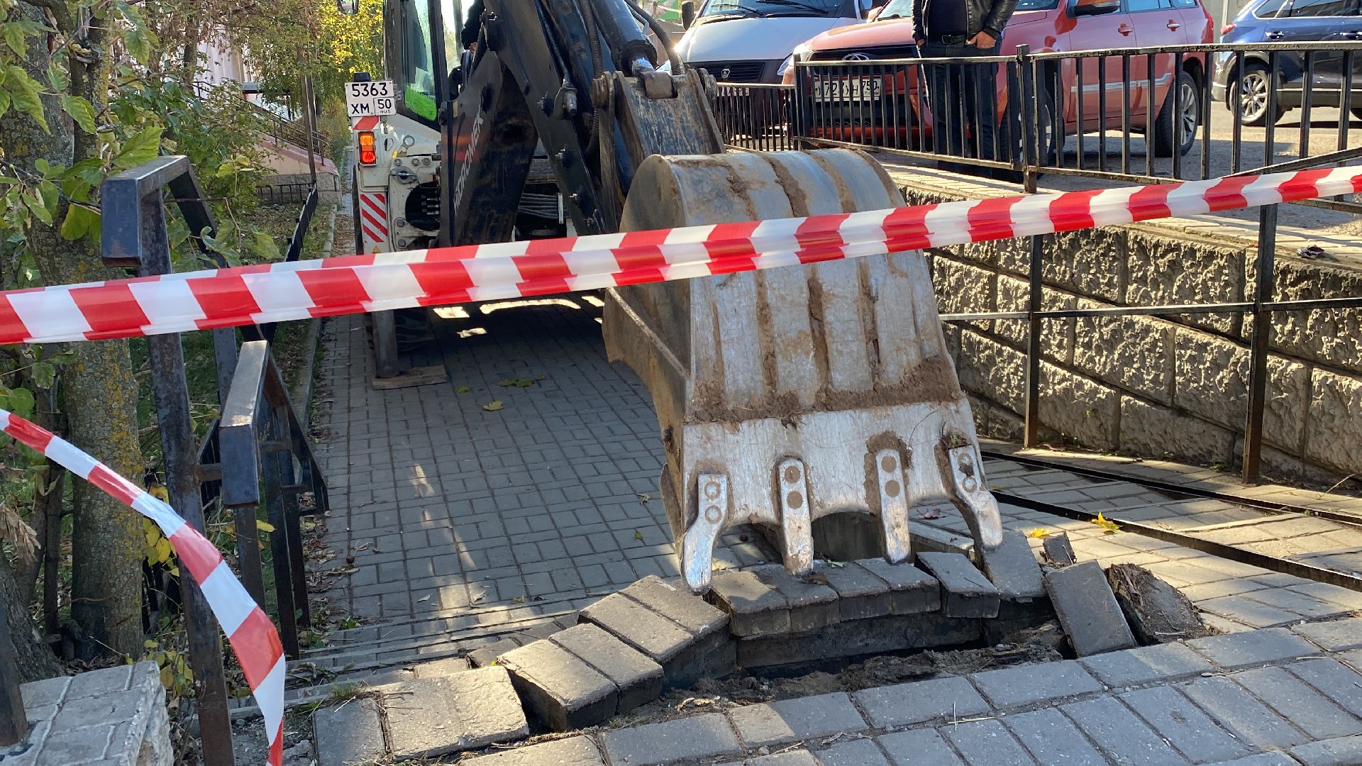 Ремонт, Дорога, Тротуар,