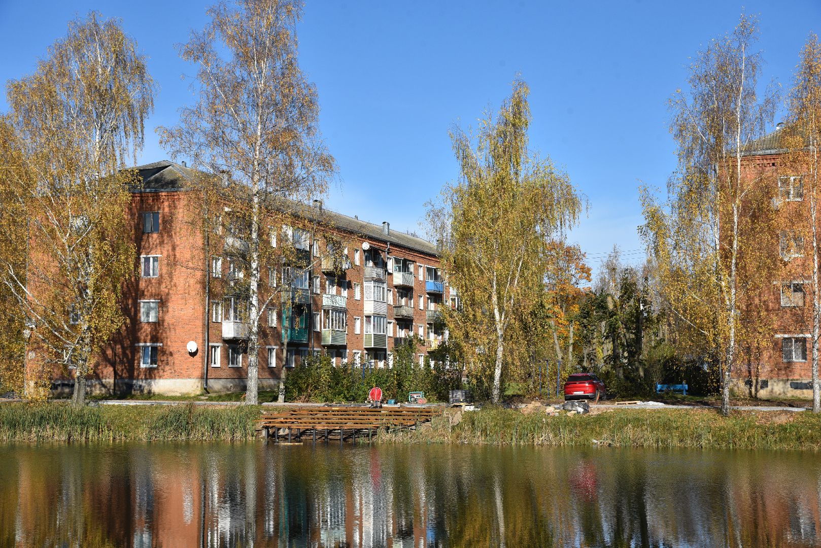 лотошино, благоустройство, формирование комфортной городской среды, красный ручей,