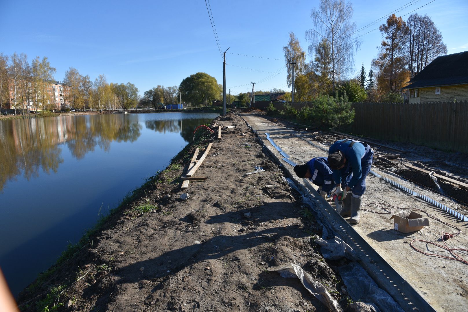 лотошино, благоустройство, формирование комфортной городской среды, красный ручей,
