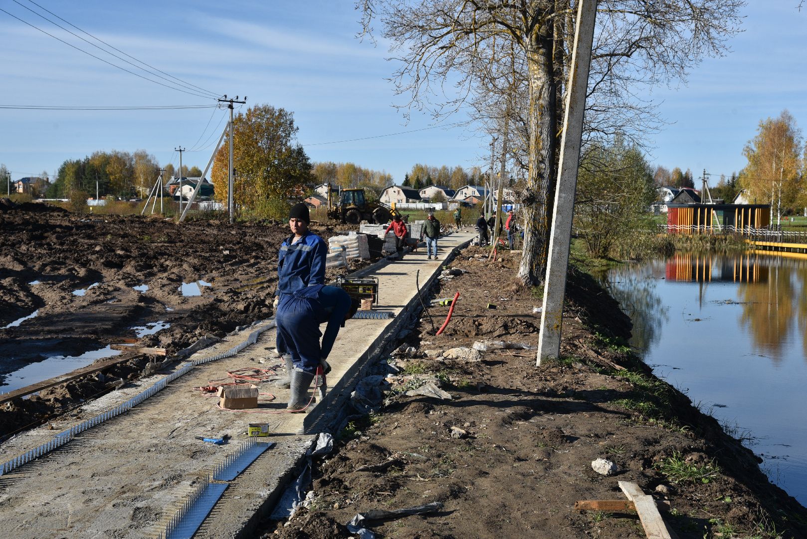 лотошино, благоустройство, формирование комфортной городской среды, красный ручей,