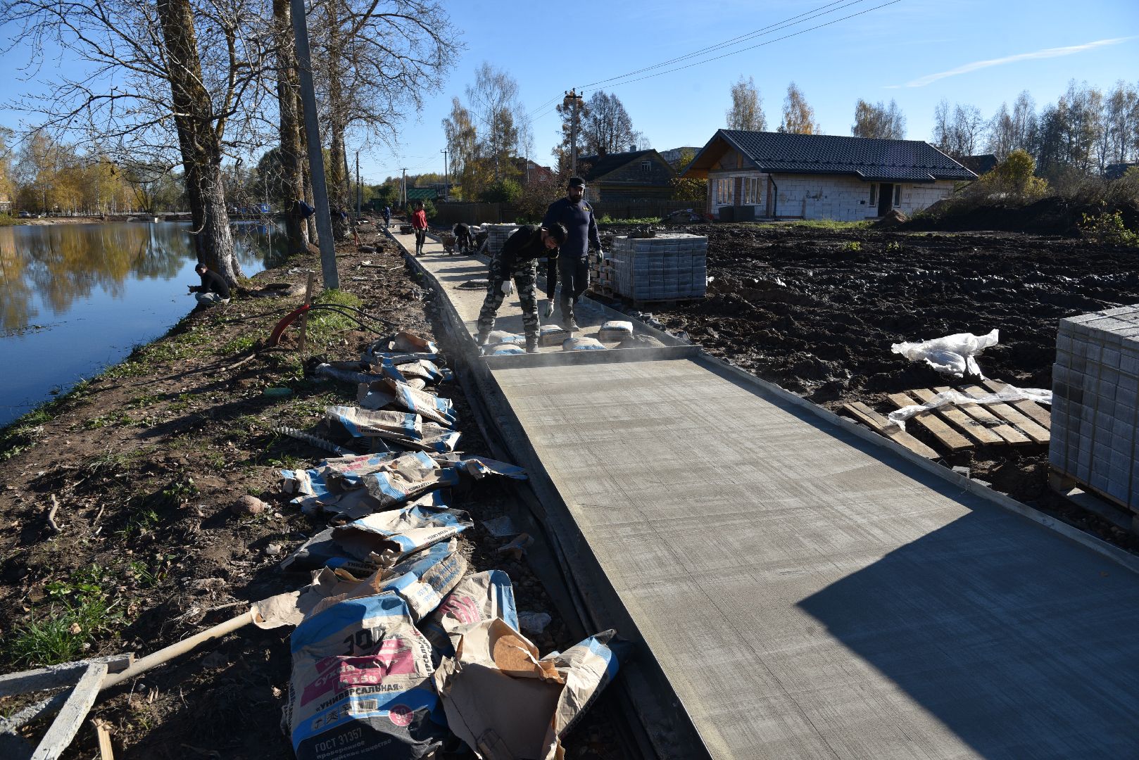 лотошино, благоустройство, формирование комфортной городской среды, красный ручей,