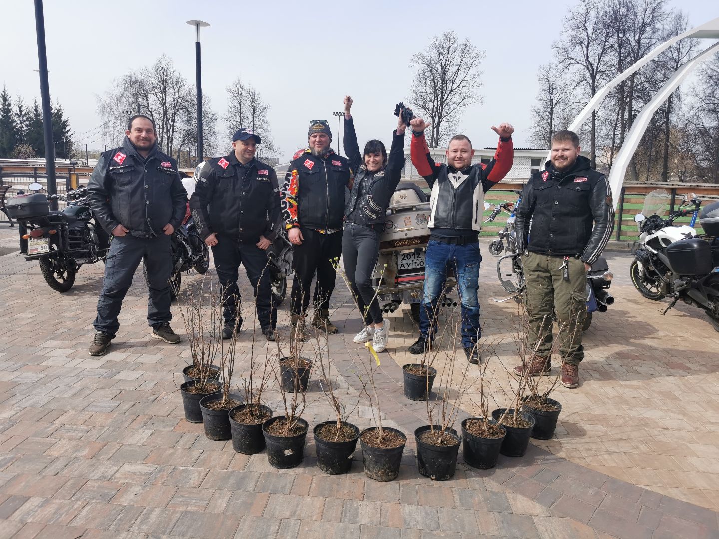 Подольск, парк, субботник