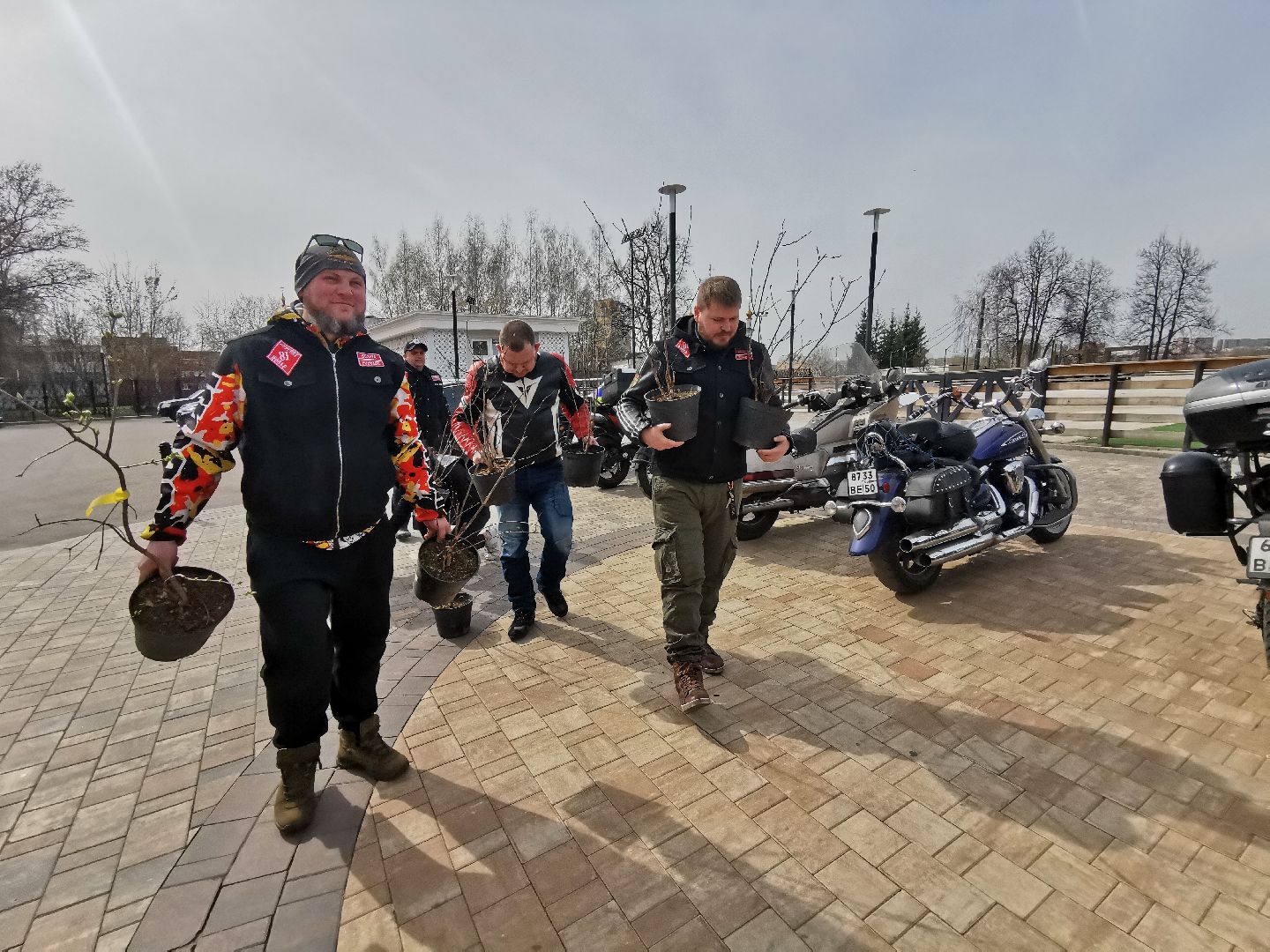 Подольск, парк, субботник