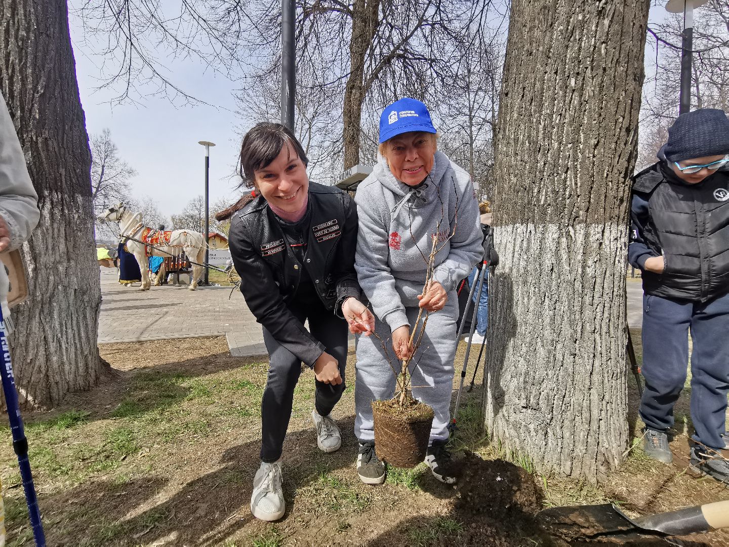 Подольск, парк, субботник