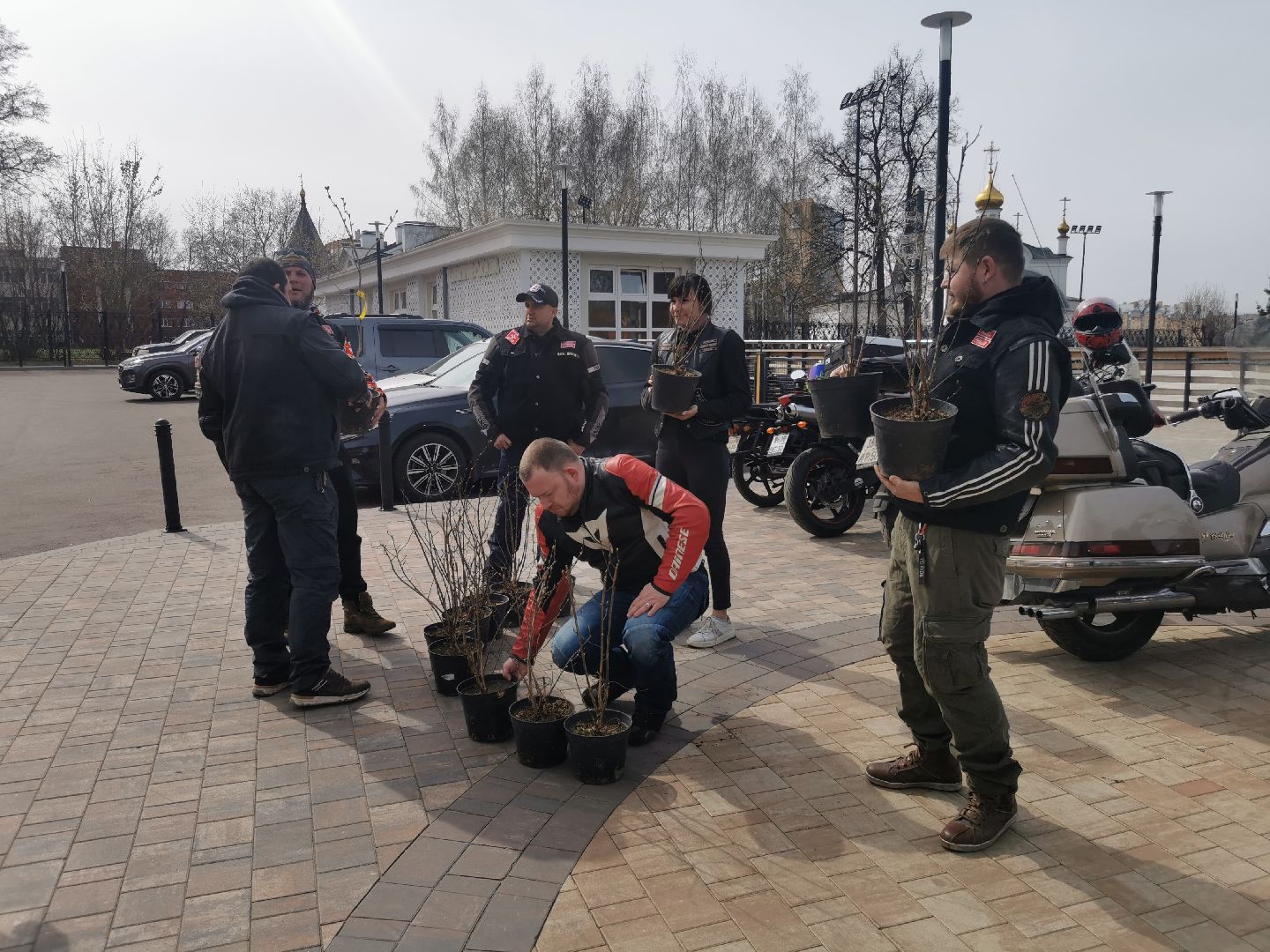 Подольск, парк, субботник