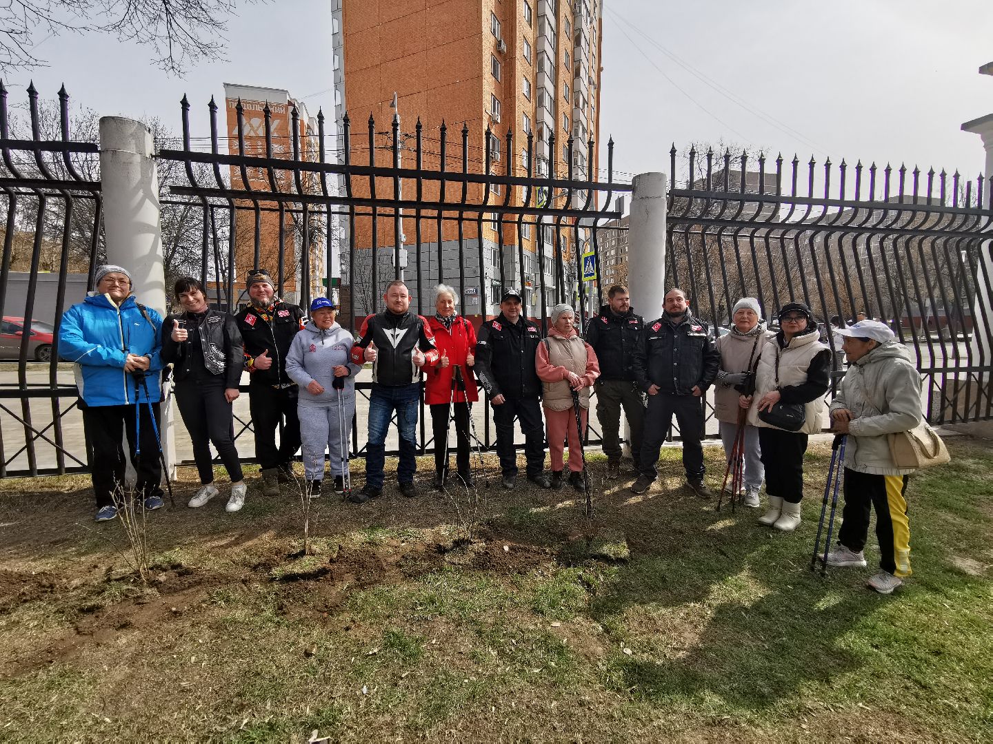 Подольск, парк, субботник