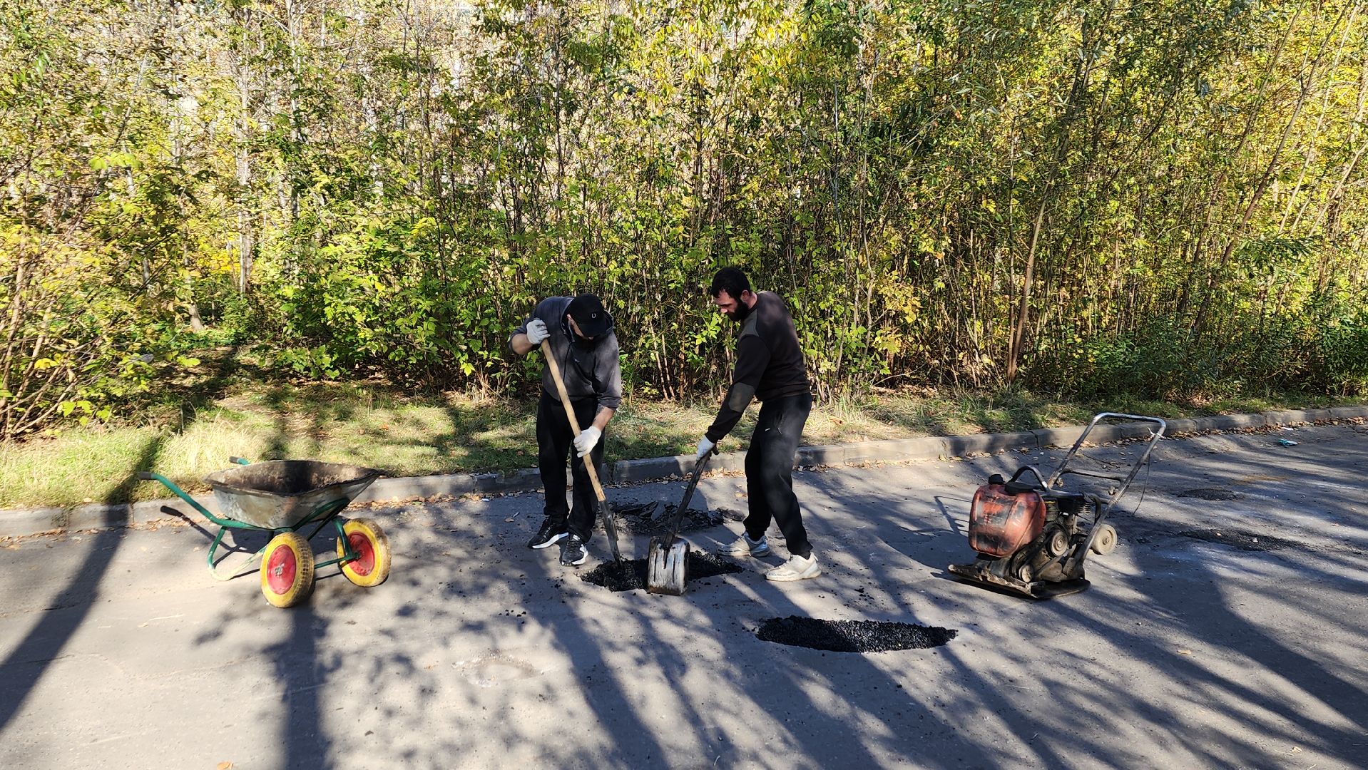 пушкино, ямочный ремонт, добродел, добродел благоустройство, дорога, дворовая территория,