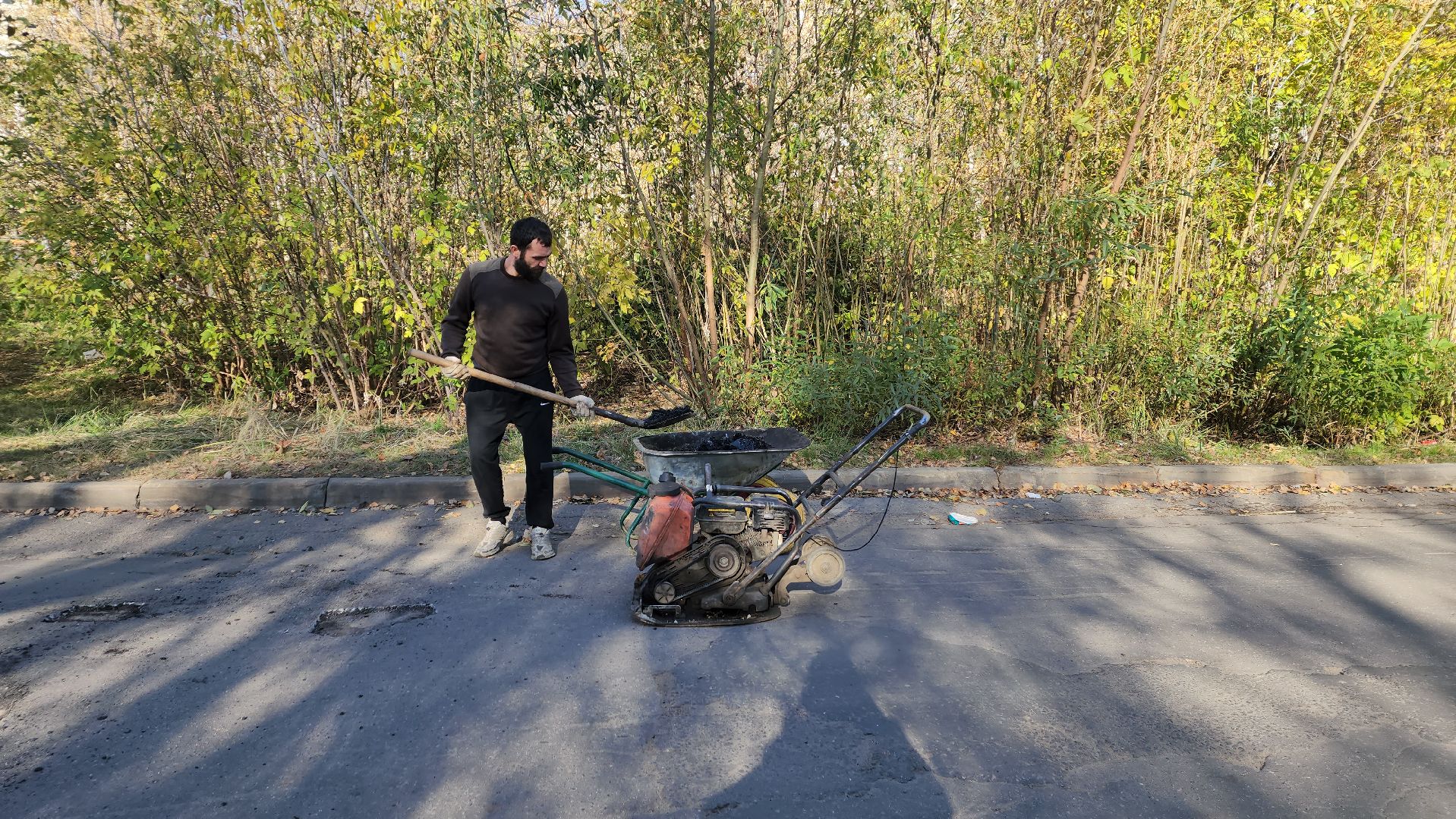 пушкино, ямочный ремонт, добродел, добродел благоустройство, дорога, дворовая территория,