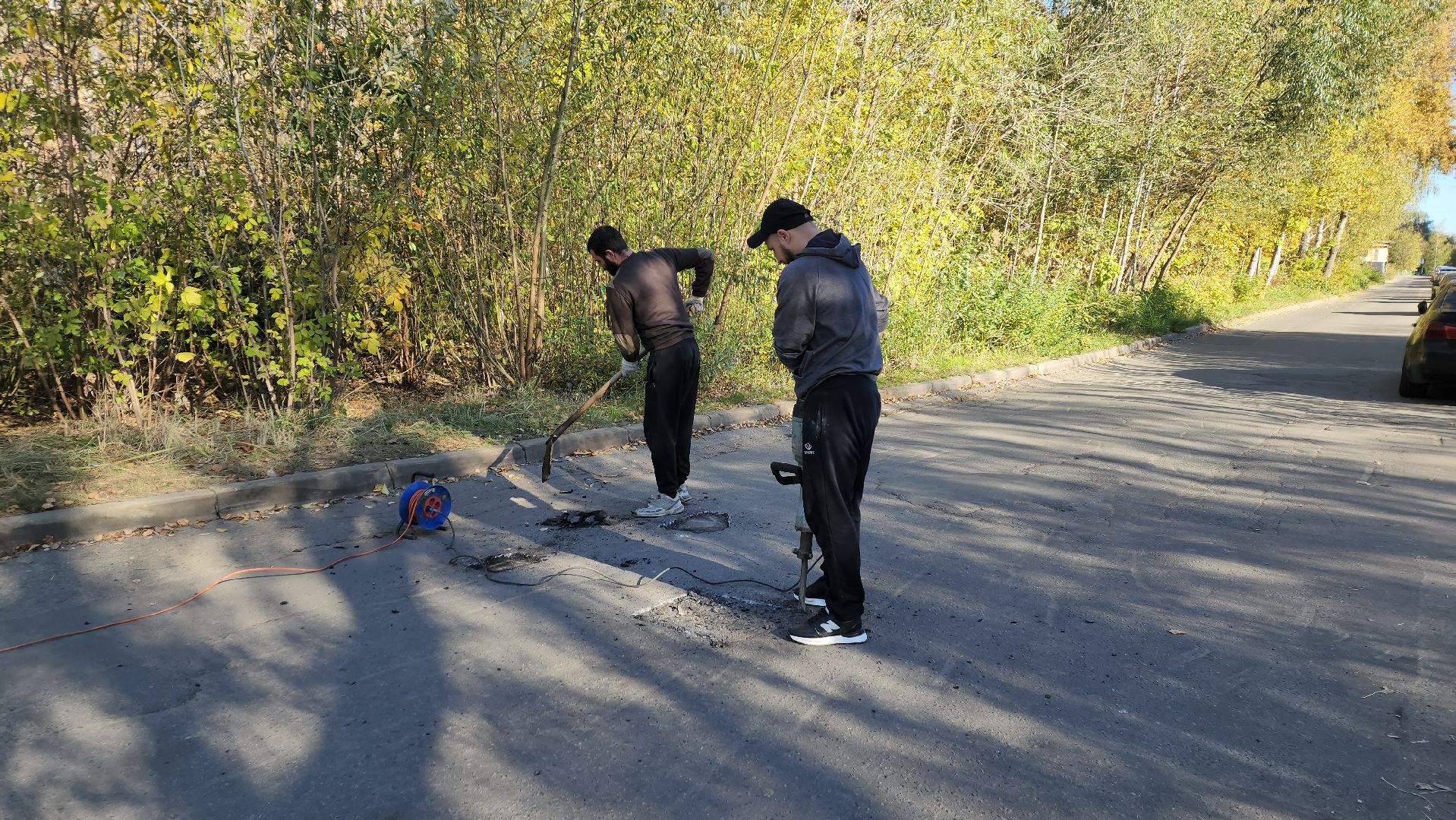 пушкино, ямочный ремонт, добродел, добродел благоустройство, дорога, дворовая территория,