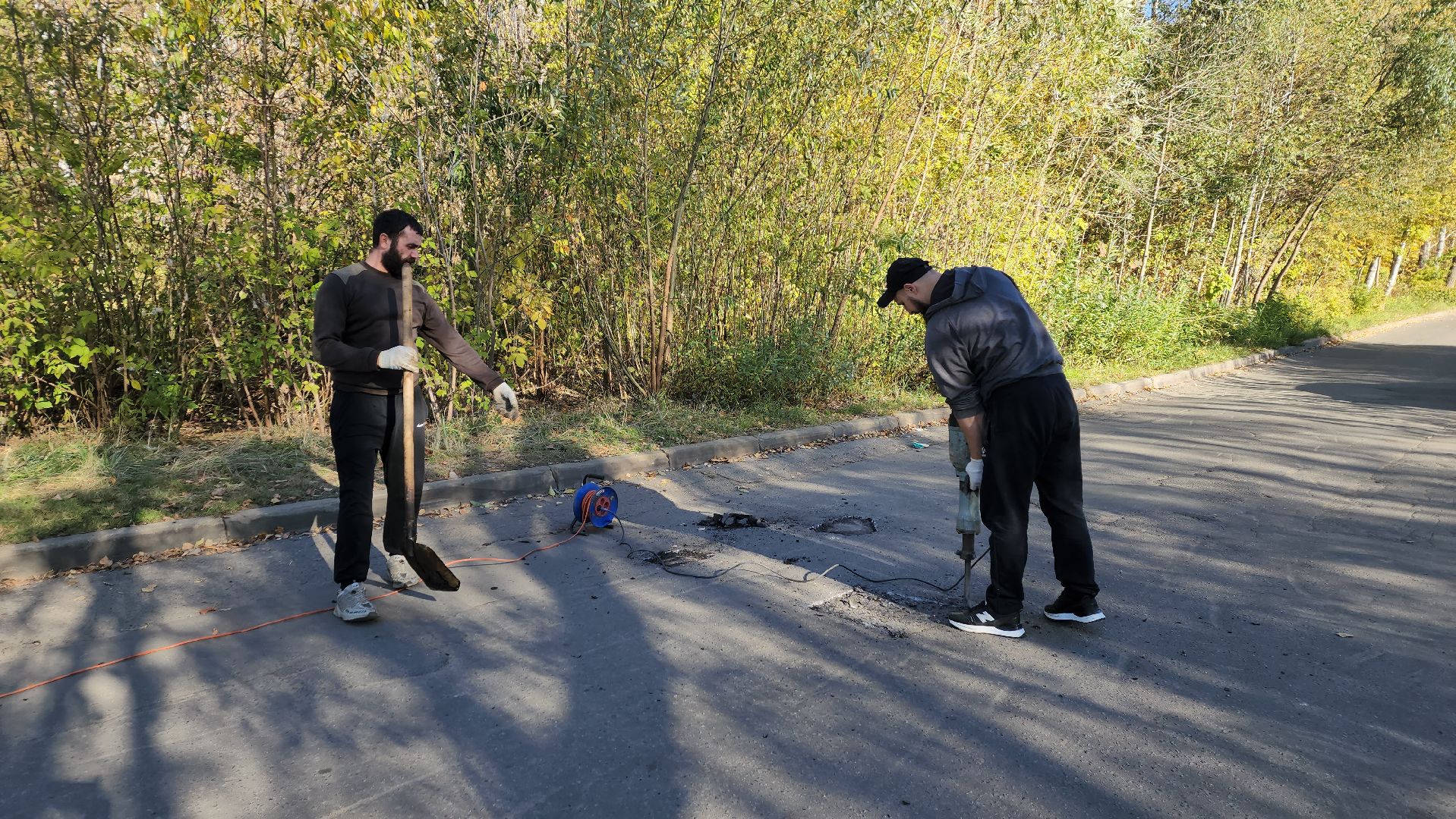 пушкино, ямочный ремонт, добродел, добродел благоустройство, дорога, дворовая территория,