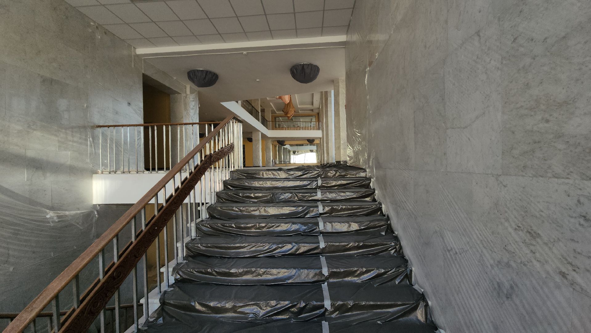 серпухов, дк россия, улица советская, редизайн фойе, ремонт дк,