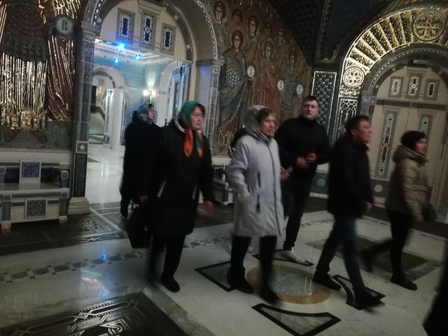 Кубинка, Главный храм Вооруженных сил России, Пасха, освящение куличей, богослужение