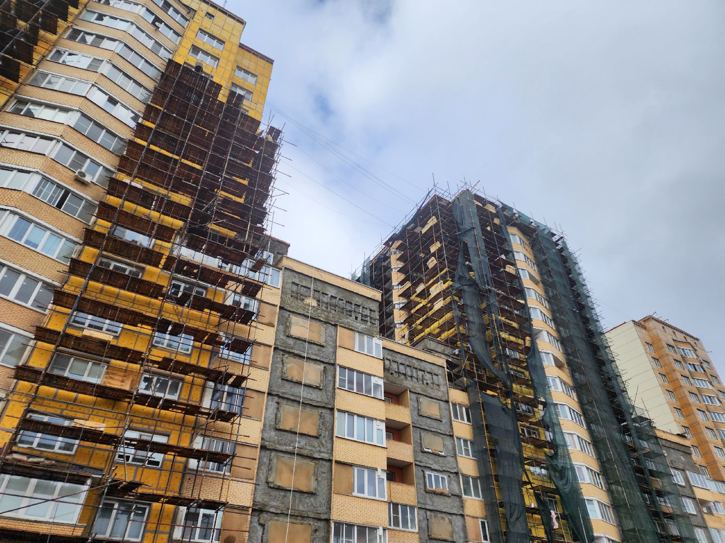 Чехов, улица Дружбы, ЖК Посейдон, капремонт фасада, реконструкция фасада, утепление, теплоизоляция, гидроизоляция, фонд капремонта мо,