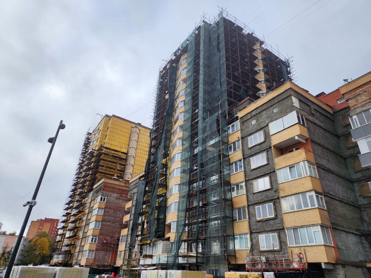 Чехов, улица Дружбы, ЖК Посейдон, капремонт фасада, реконструкция фасада, утепление, теплоизоляция, гидроизоляция, фонд капремонта мо,