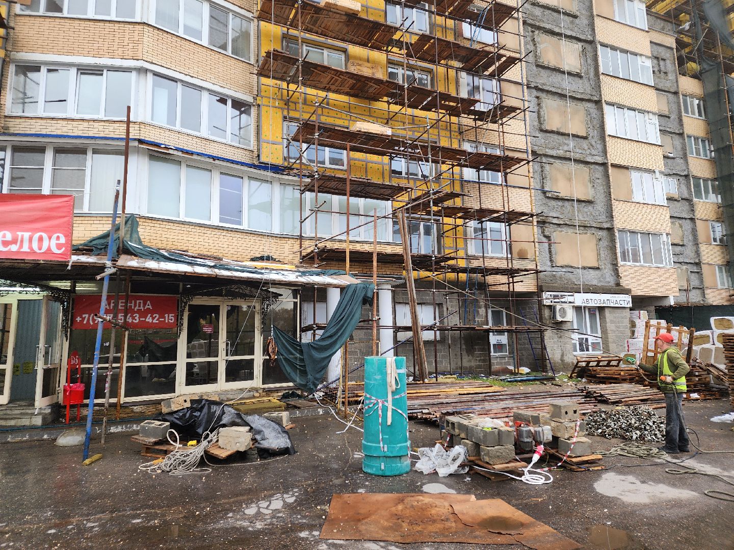 Чехов, улица Дружбы, ЖК Посейдон, капремонт фасада, реконструкция фасада, утепление, теплоизоляция, гидроизоляция, фонд капремонта мо,