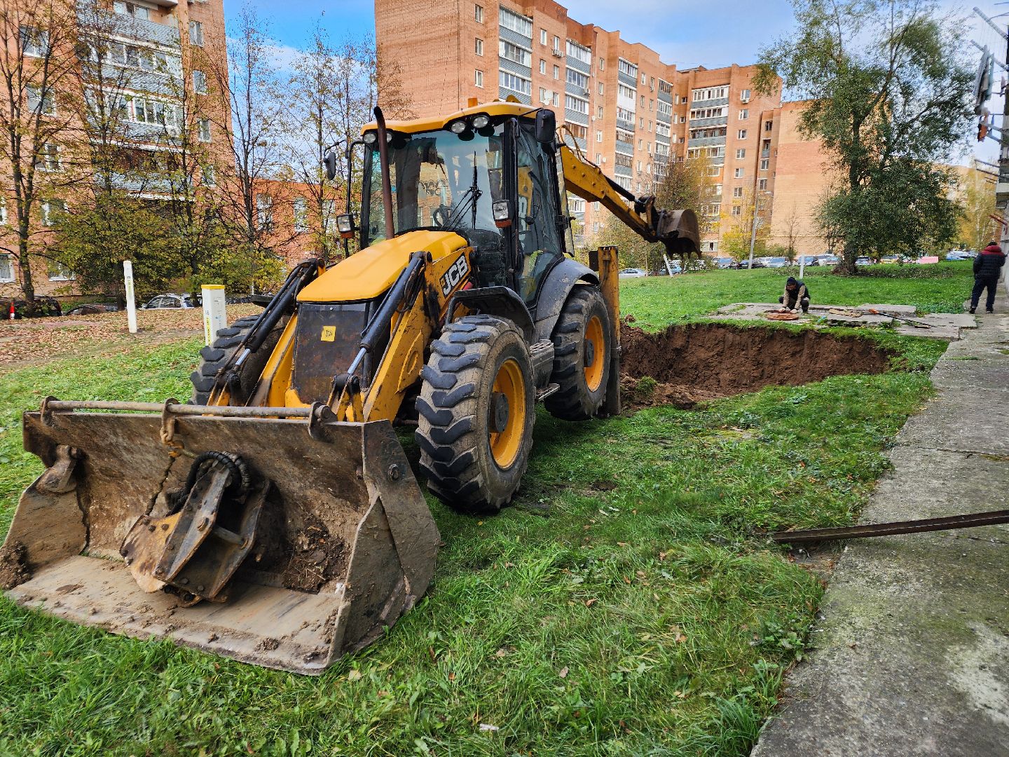 Чехов, улица Чехова, ремонт теплосети, аварийные работы, теплоснабжение, пуск отопления, мп жкх чеховского района,