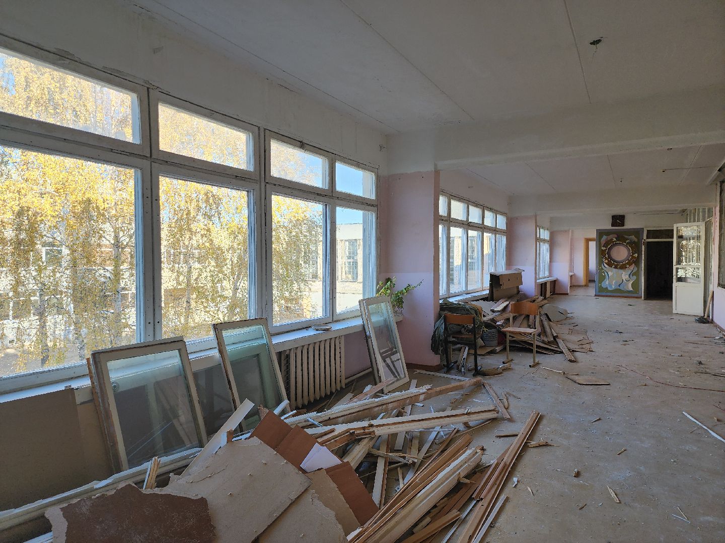 серпухов, подмосковье, капремонт школы, президентская программа, заменят окна,