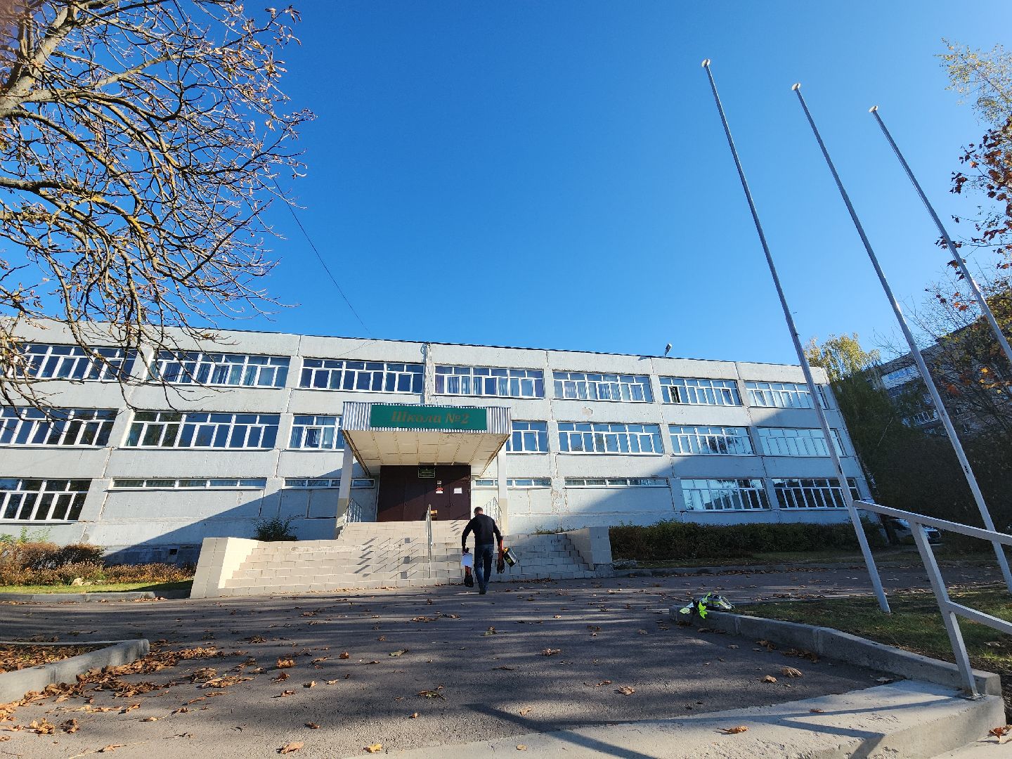 серпухов, подмосковье, капремонт школы, президентская программа, заменят окна,