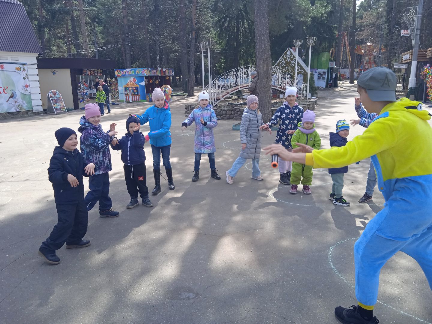 Бодрый, день, парк, сквер, 28 квартал, фонтан, забег