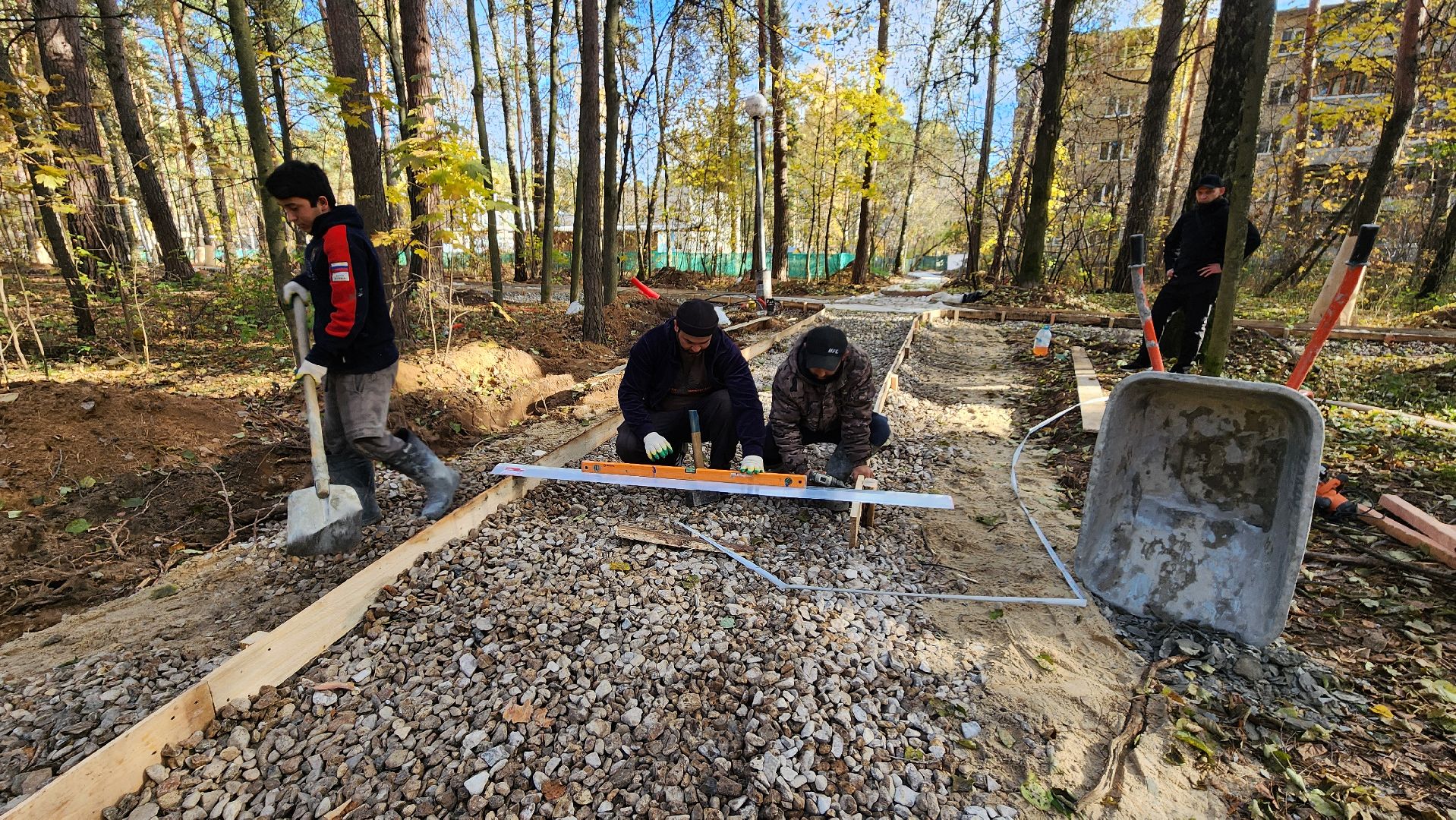 протвино, благоустройство, бетонирование дорожек, общественное пространство сказка, сказка в протвино,