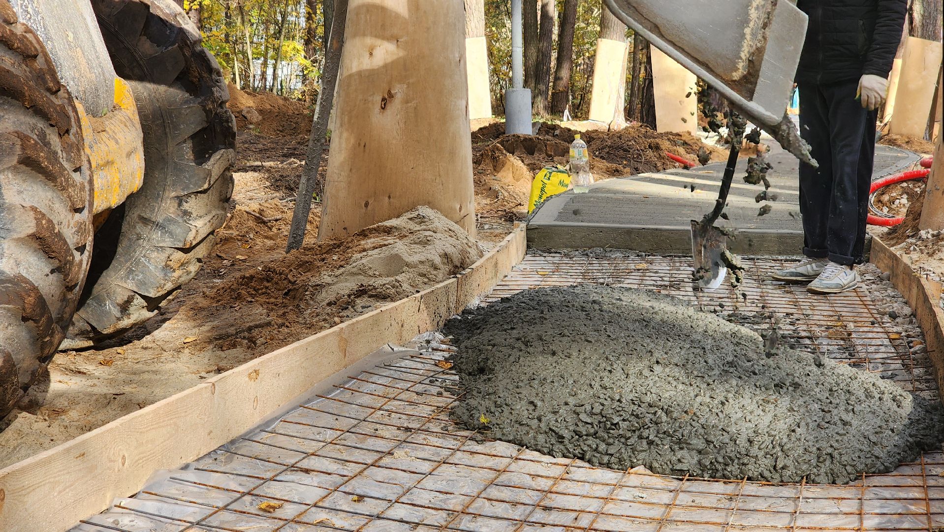 протвино, благоустройство, бетонирование дорожек, общественное пространство сказка, сказка в протвино,