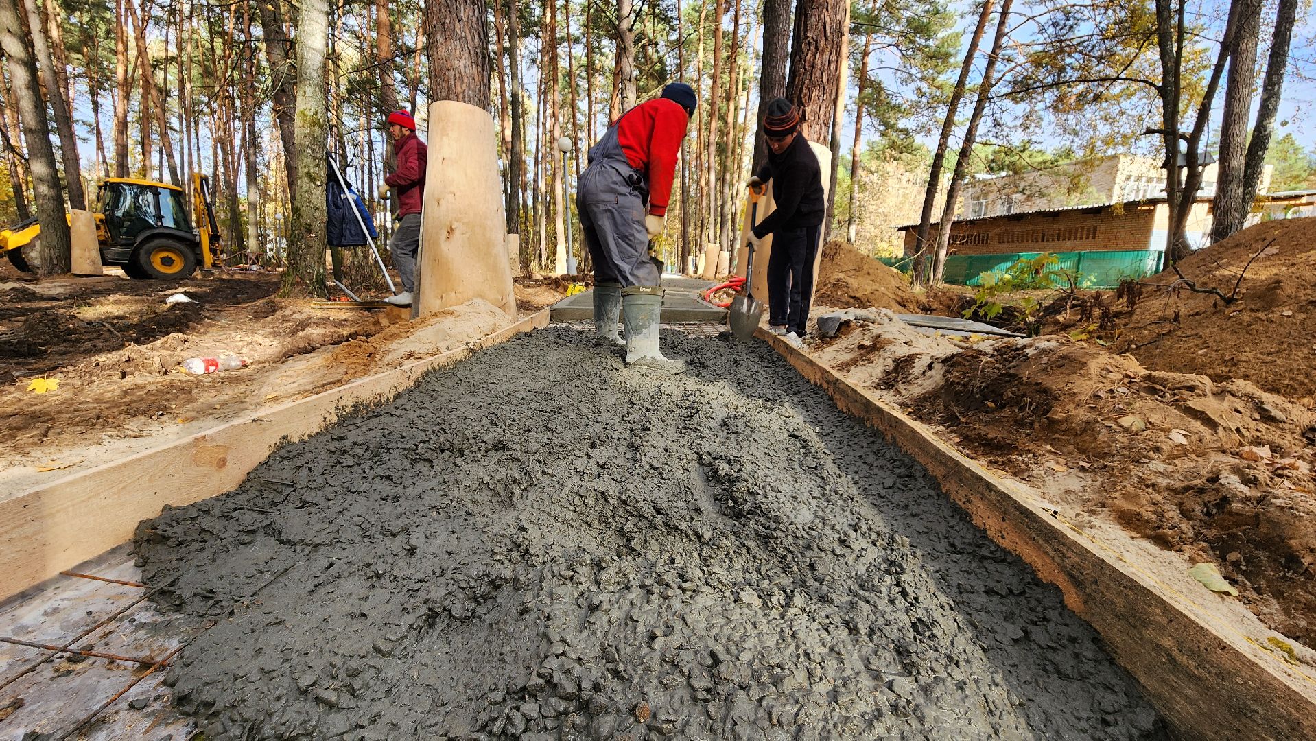 протвино, благоустройство, бетонирование дорожек, общественное пространство сказка, сказка в протвино,