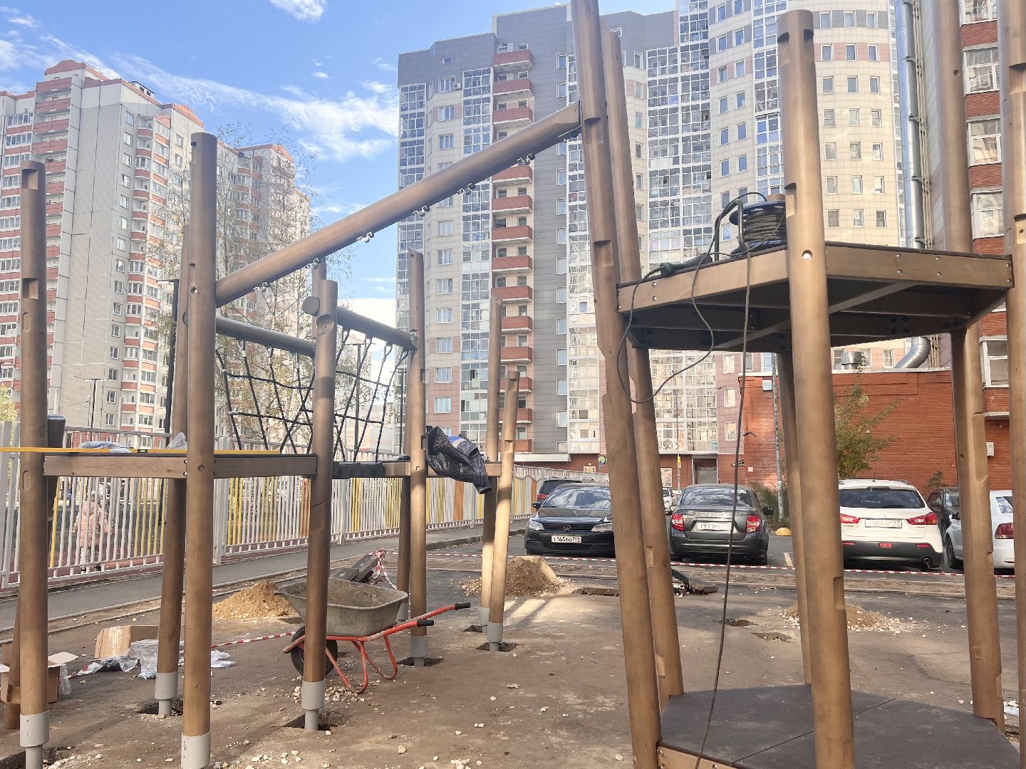 Балашиха, Подмосковье, модернизация детских игровых площадок, благоустройство дворовых территорий в балашихе,