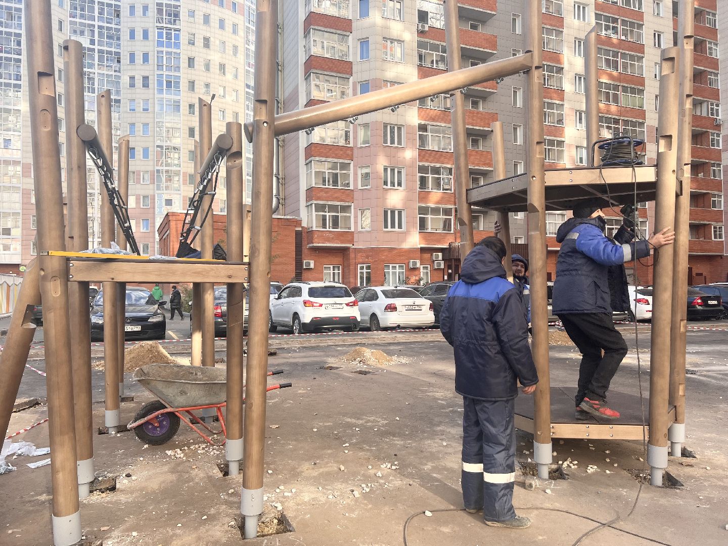 Балашиха, Подмосковье, модернизация детских игровых площадок, благоустройство дворовых территорий в балашихе,