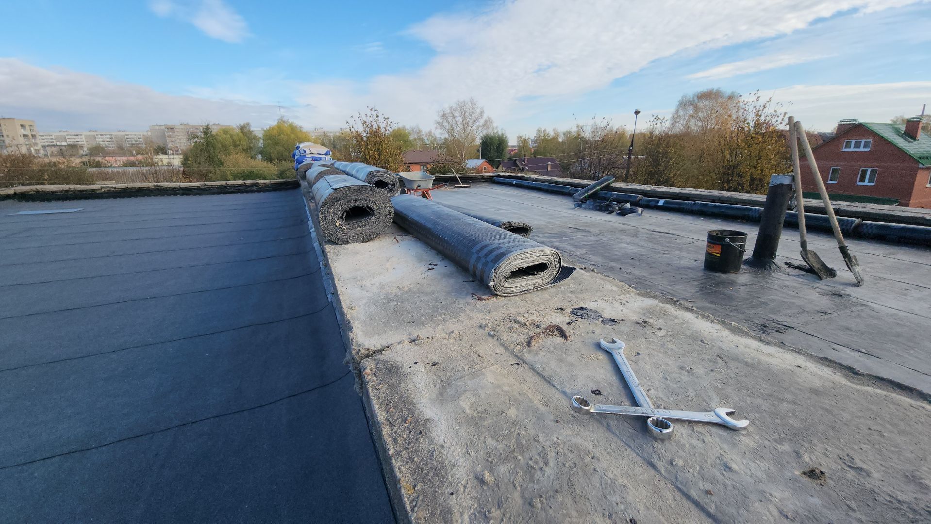 серпухов, детский сад росинка, ремонт кровли, улица подольская, строительство,