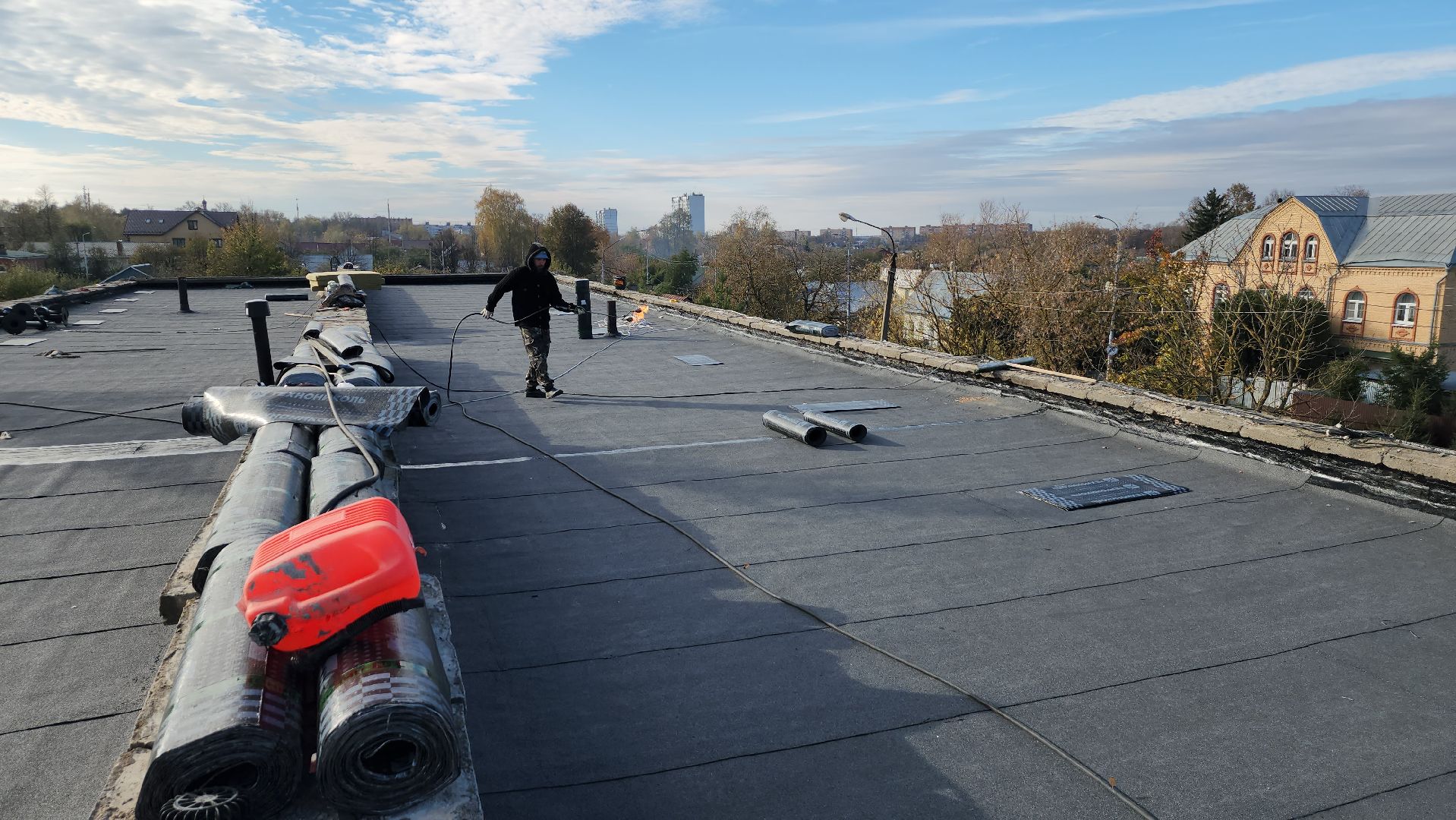 серпухов, детский сад росинка, ремонт кровли, улица подольская, строительство,