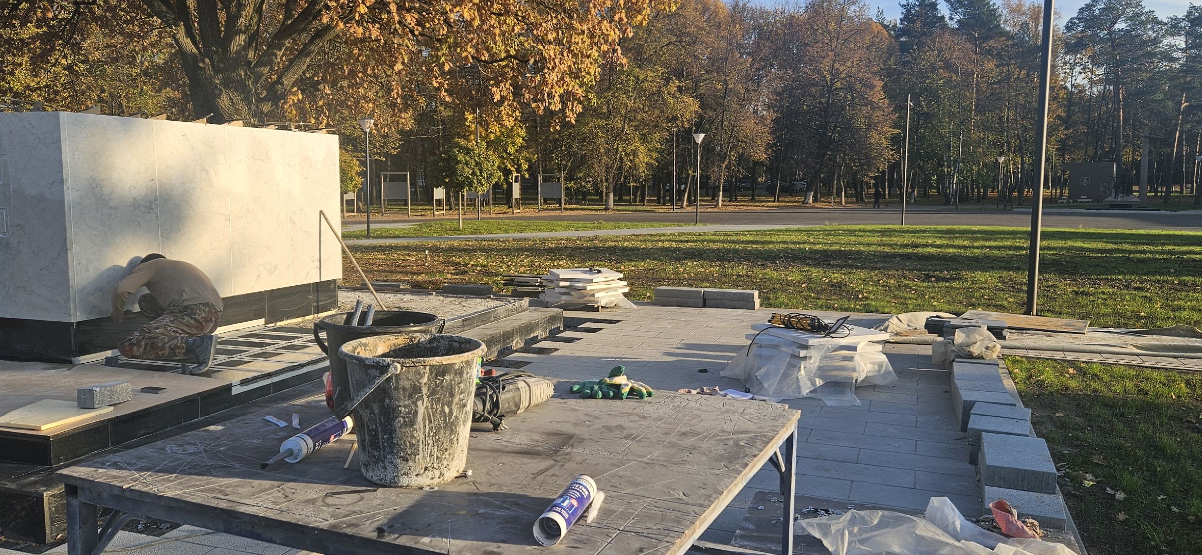 благоустройство, вечный огонь, Жуковский,