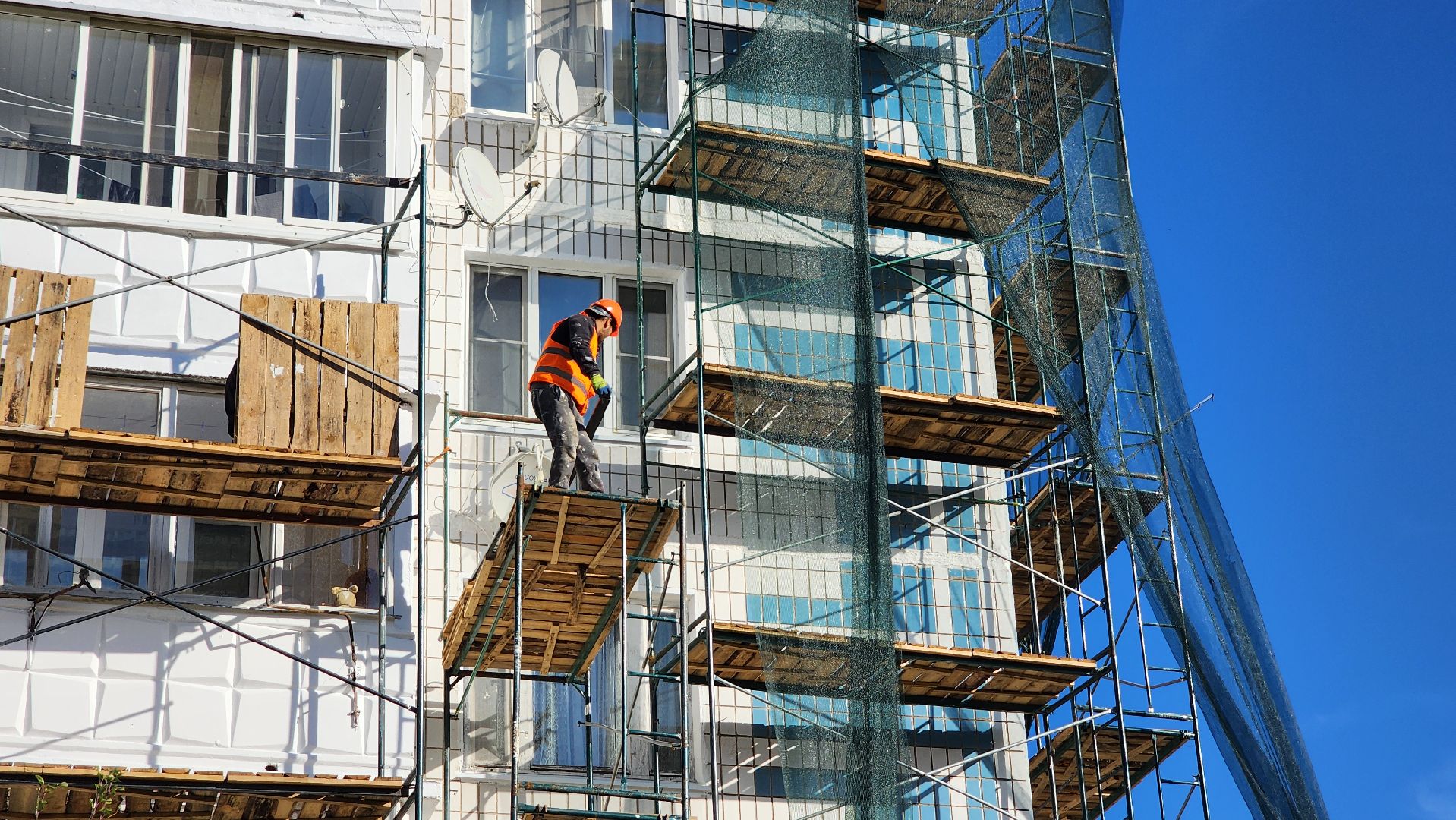 Солнечногорск, поселок Смирновка, капремонт дома, капремонт фасада, ЖКХ,