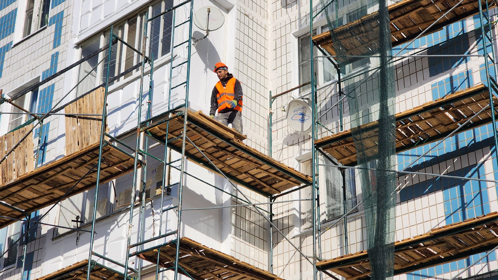 Солнечногорск, поселок Смирновка, капремонт дома, капремонт фасада, ЖКХ,