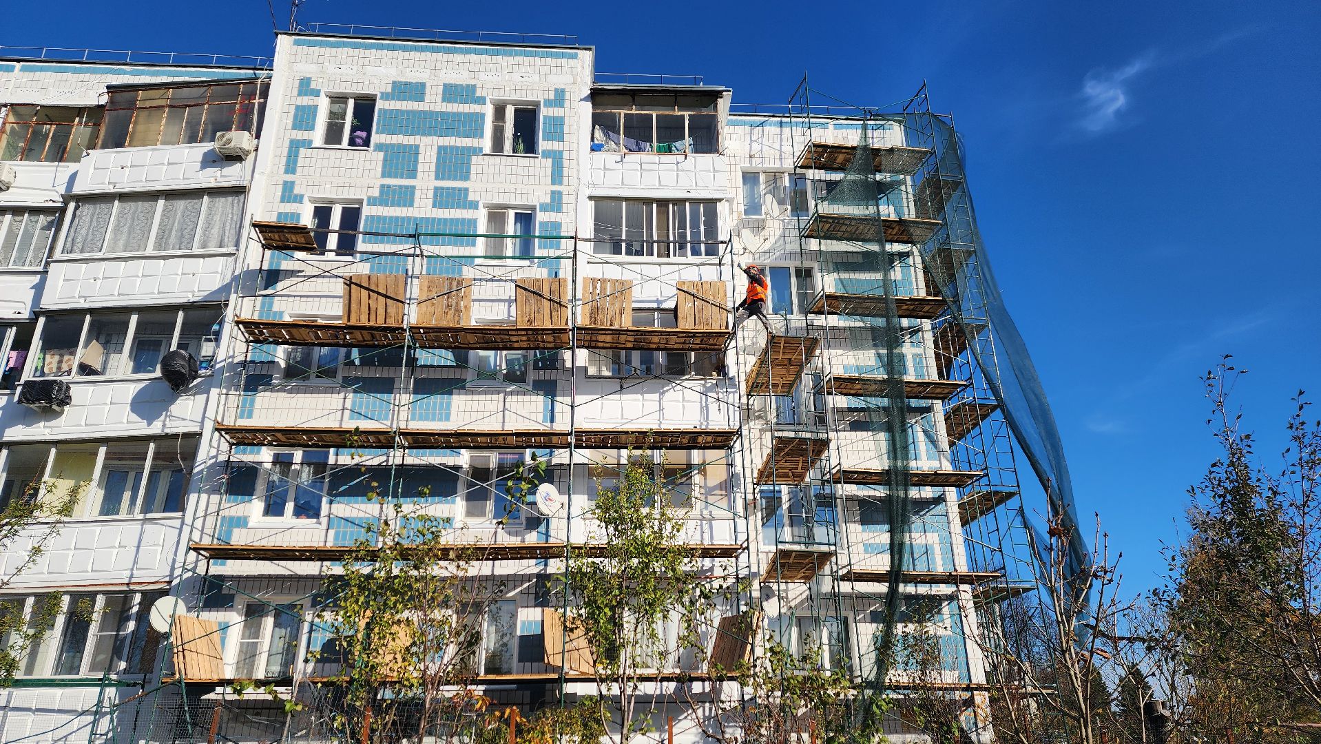 Солнечногорск, поселок Смирновка, капремонт дома, капремонт фасада, ЖКХ,